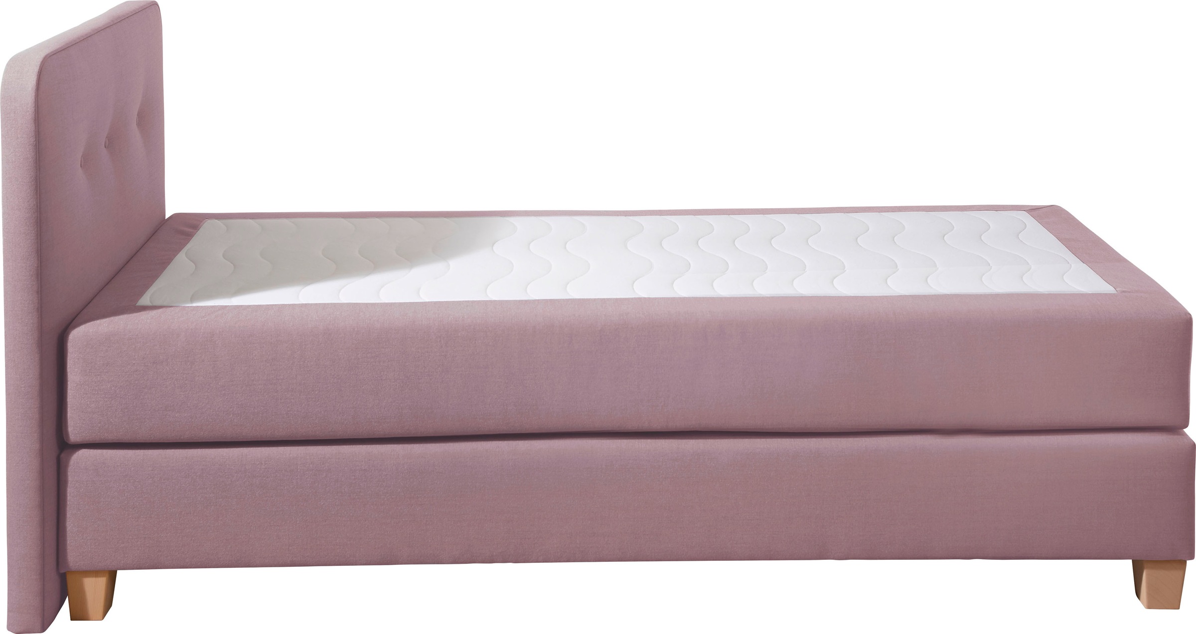 Home affaire Boxspringbett »Fargo« inkl. Topper, in 3 Matratzenarten, in Samt- oder Strukturstoff