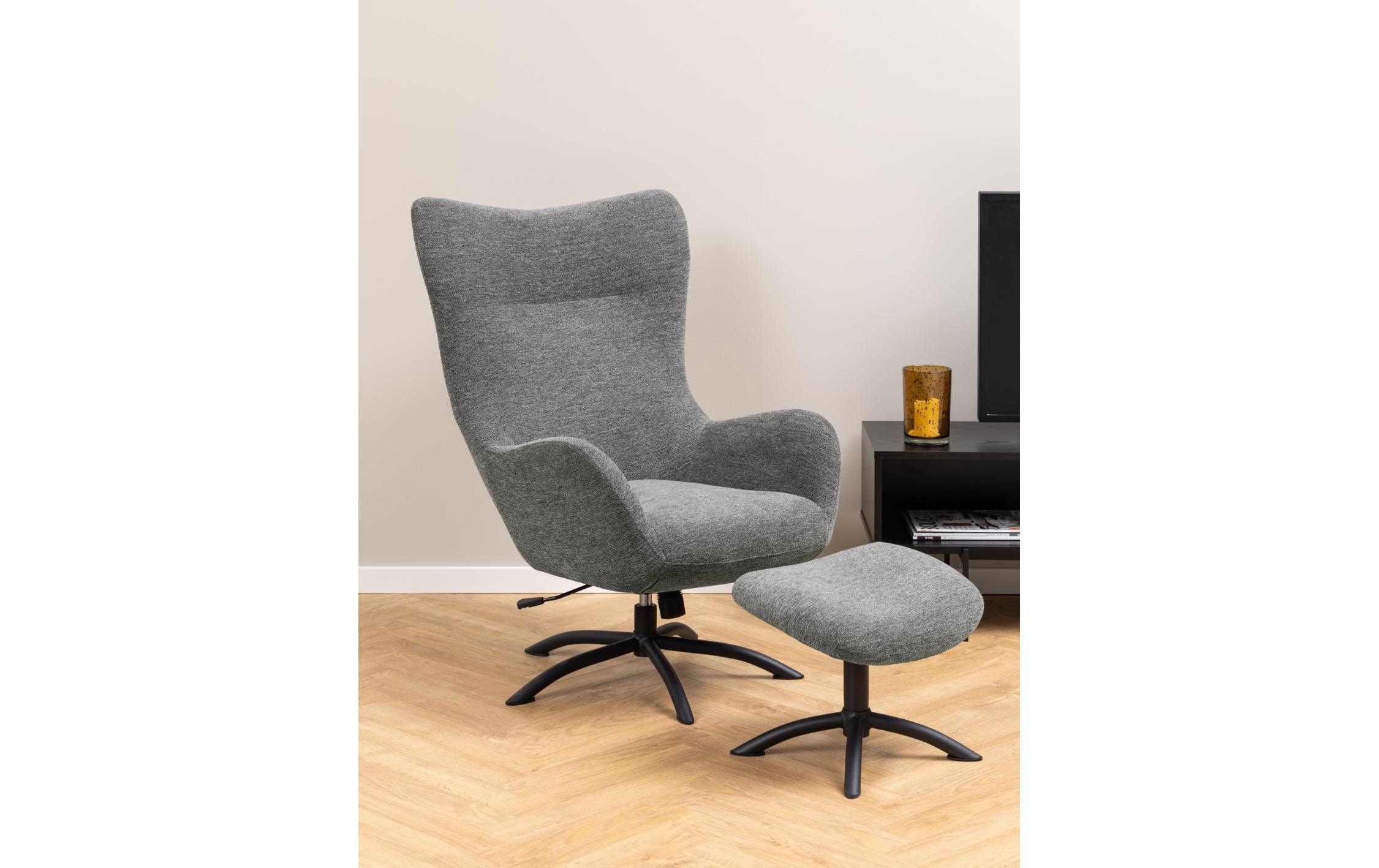 AC Design Sessel »Recliner Talgarth« 2 Stk. tlg. Eleganter Stuhl mit Hocker aus Skyland-Stoff