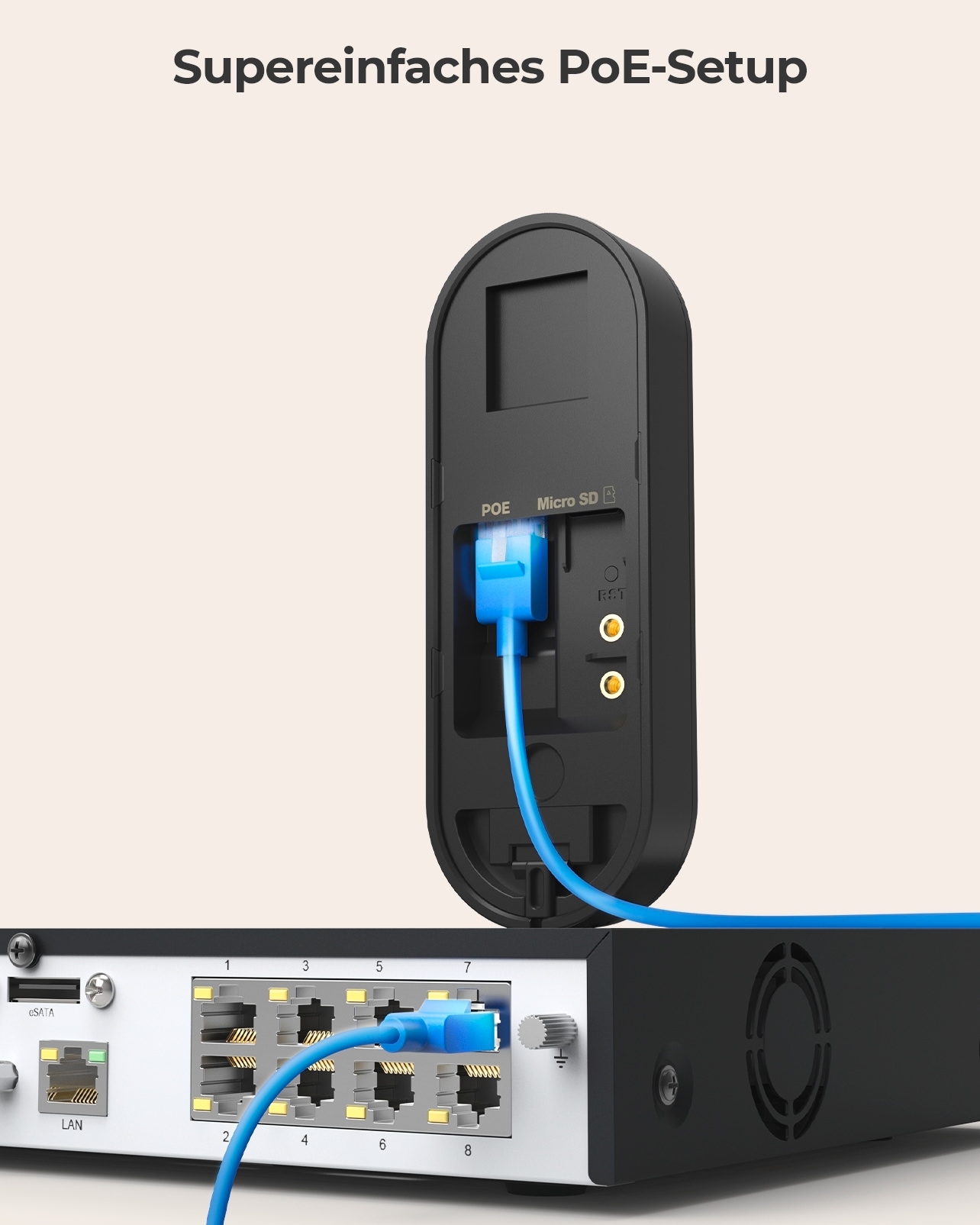 Reolink Smart Home Türklingel »D340P Doorbell«, Aussenbereich