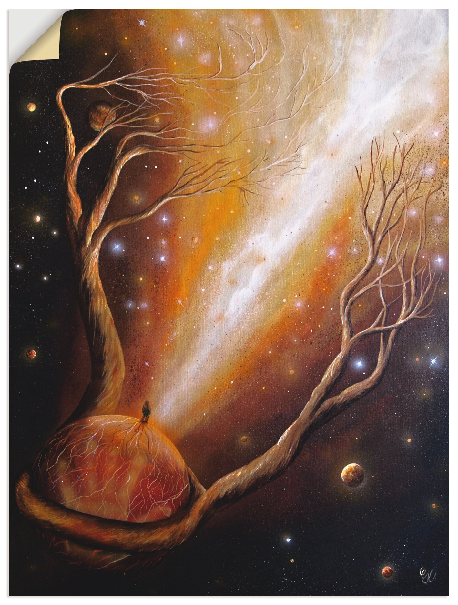 Image of Artland Wandbild »Keiner geht so ganz«, klassische Fantasie, (1 St.), in vielen Grössen & Produktarten - Alubild / Outdoorbild für den Aussenbereich, Leinwandbild, Poster, Wandaufkleber / Wandtattoo auch für Badezimmer geeignet bei Ackermann Versand Schwe