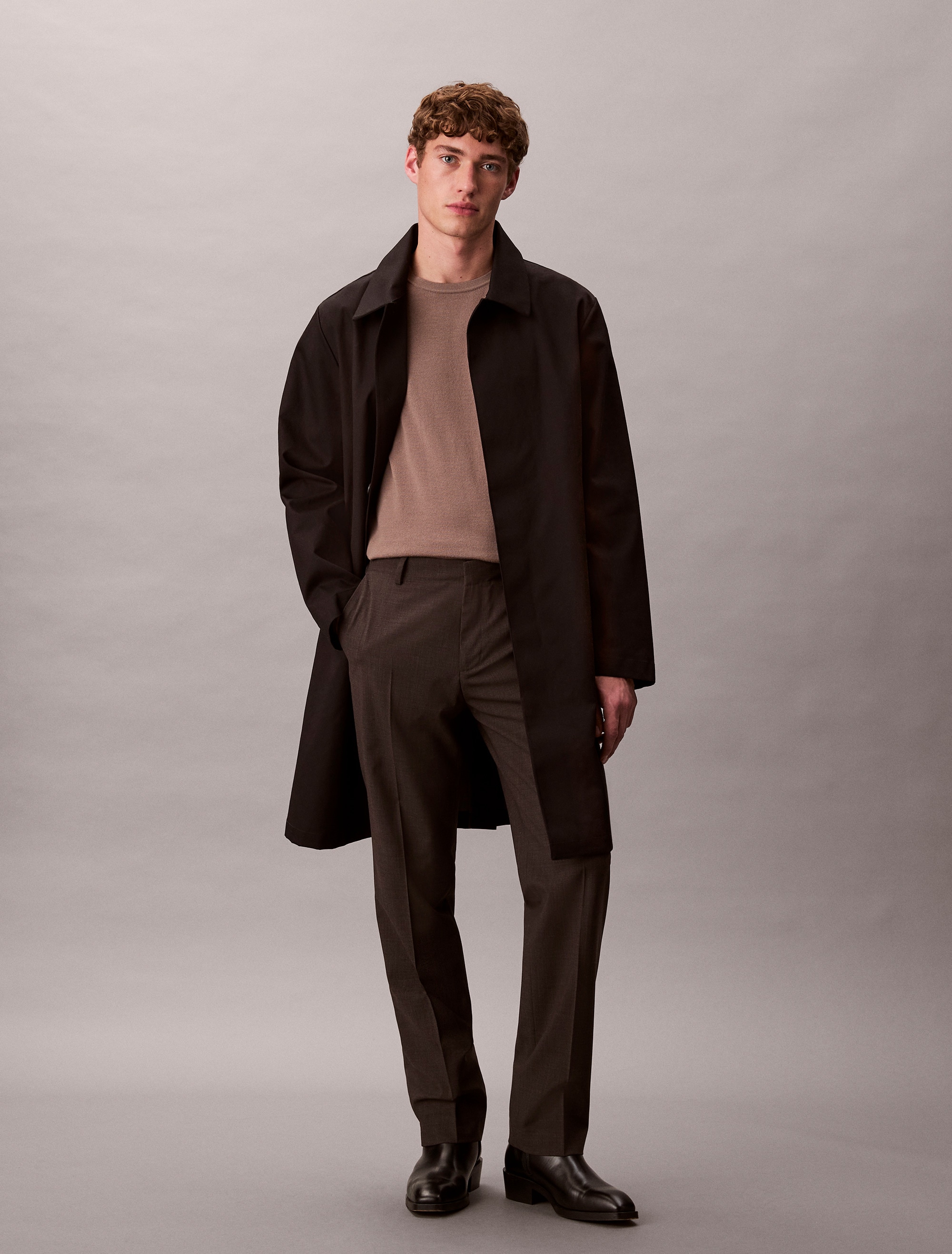 Calvin Klein 1100000002199 »LS 100% MERINO CREW 14GG« Mit Rundhalsausschnitt, regular fit