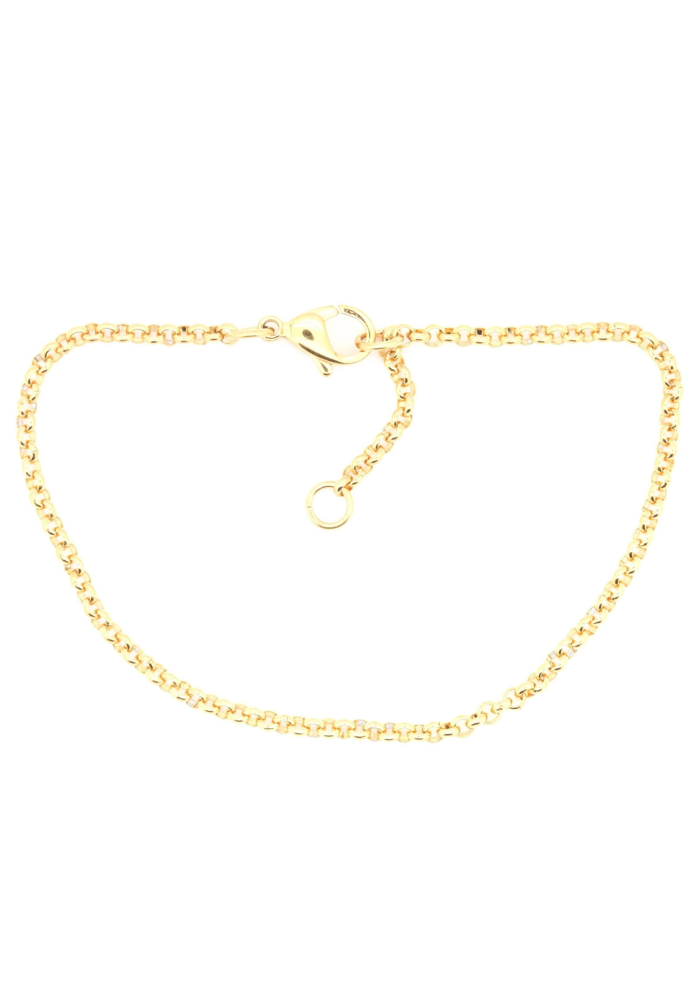 Image of Firetti Edelstahlarmband »Erbskettengliederung, 2,4 mm breit, gelbgoldfarben«, Made in Germany bei Ackermann Versand Schweiz