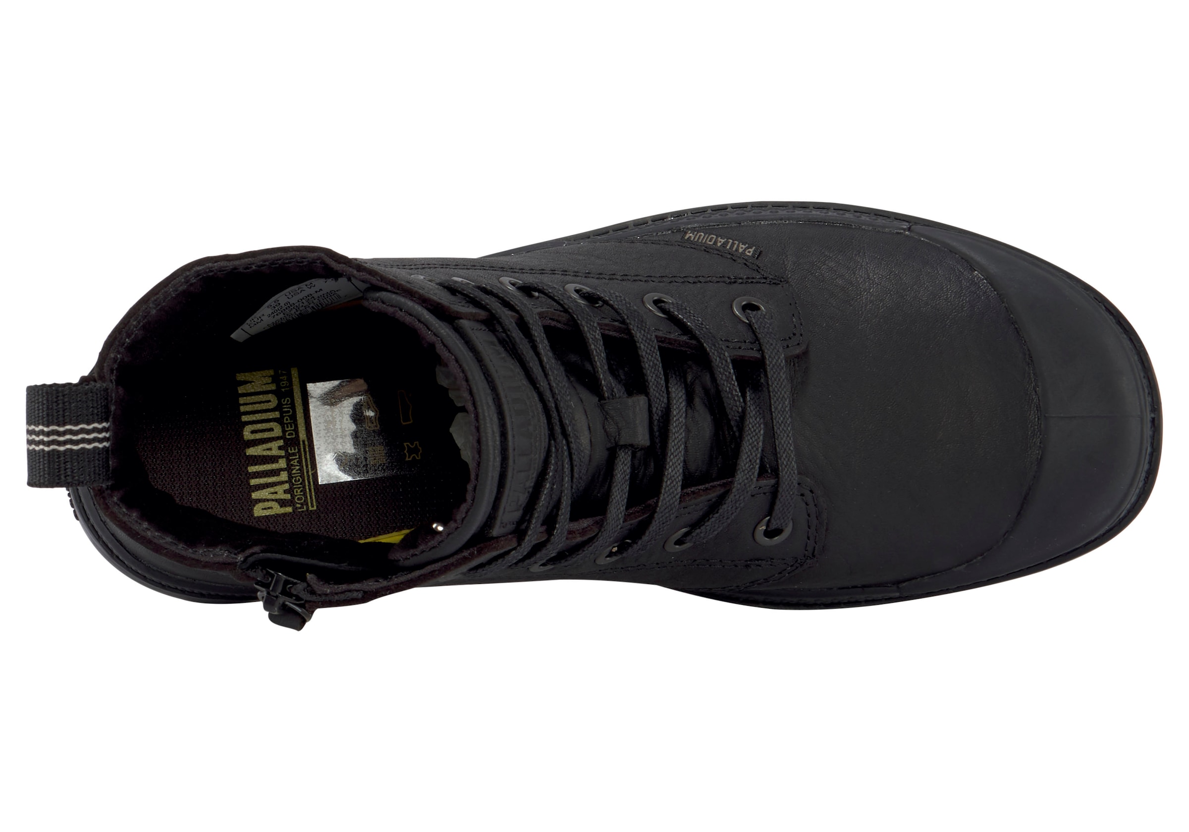 Palladium Schnürboots »PAMPA ZIP LTH ESS«, Schnürstiefelette mit Reissverschluss