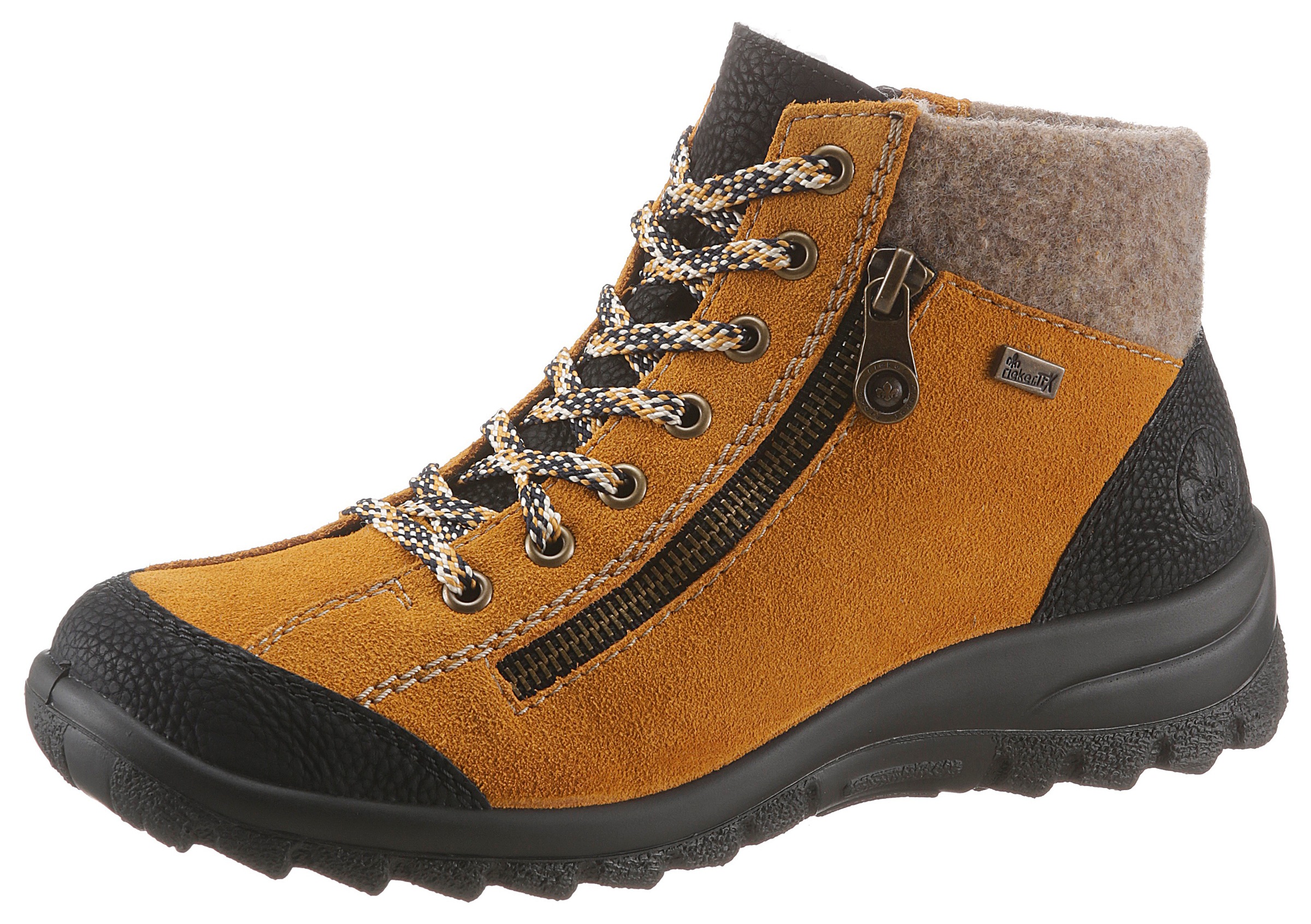 Image of Rieker Winterboots, mit Schaftabschluss aus Filz und Rieker TEX bei Ackermann Versand Schweiz