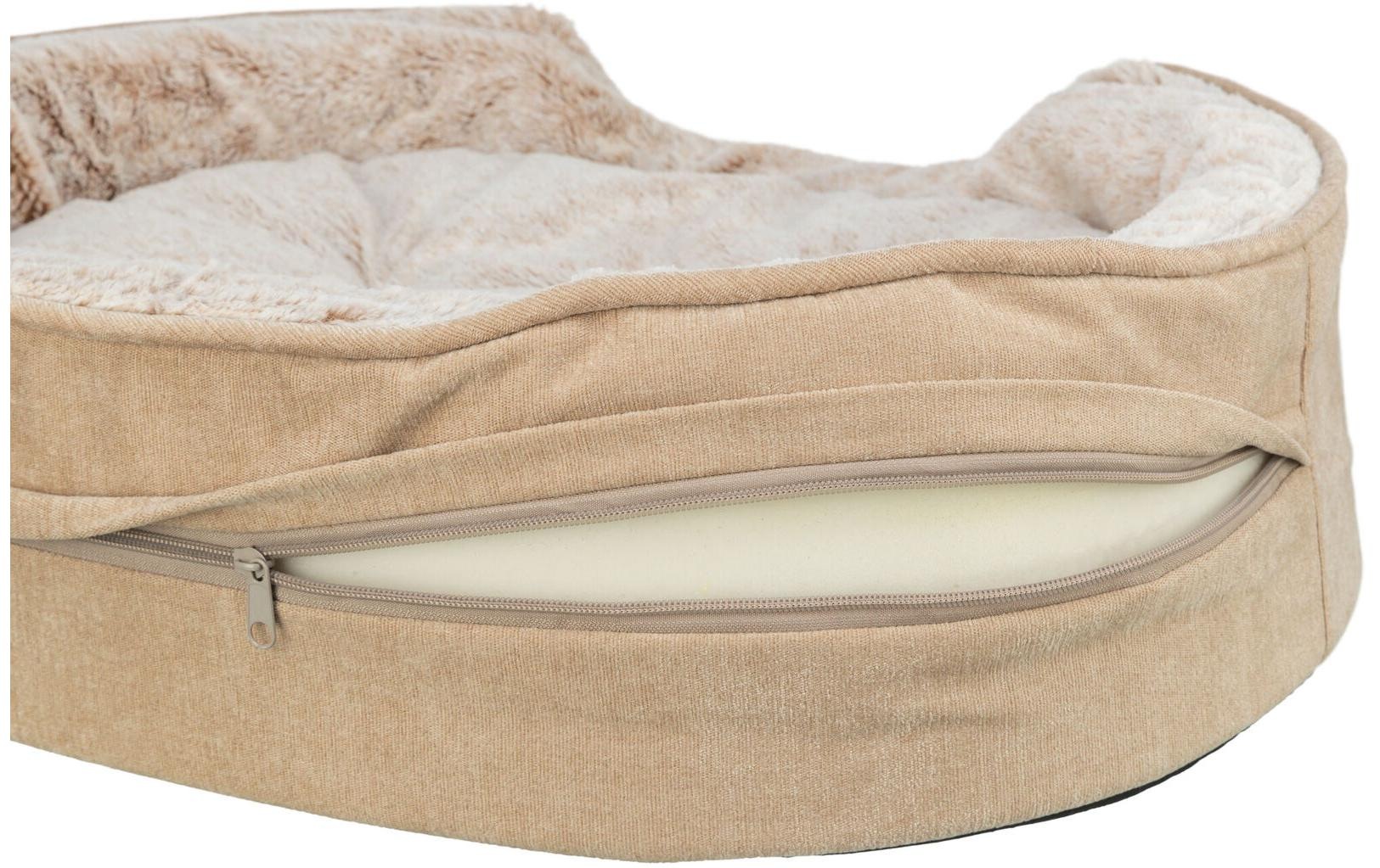 TRIXIE Lit pour chien »Vital Lino Soft Oval, 60 x 45 cm« Polyester