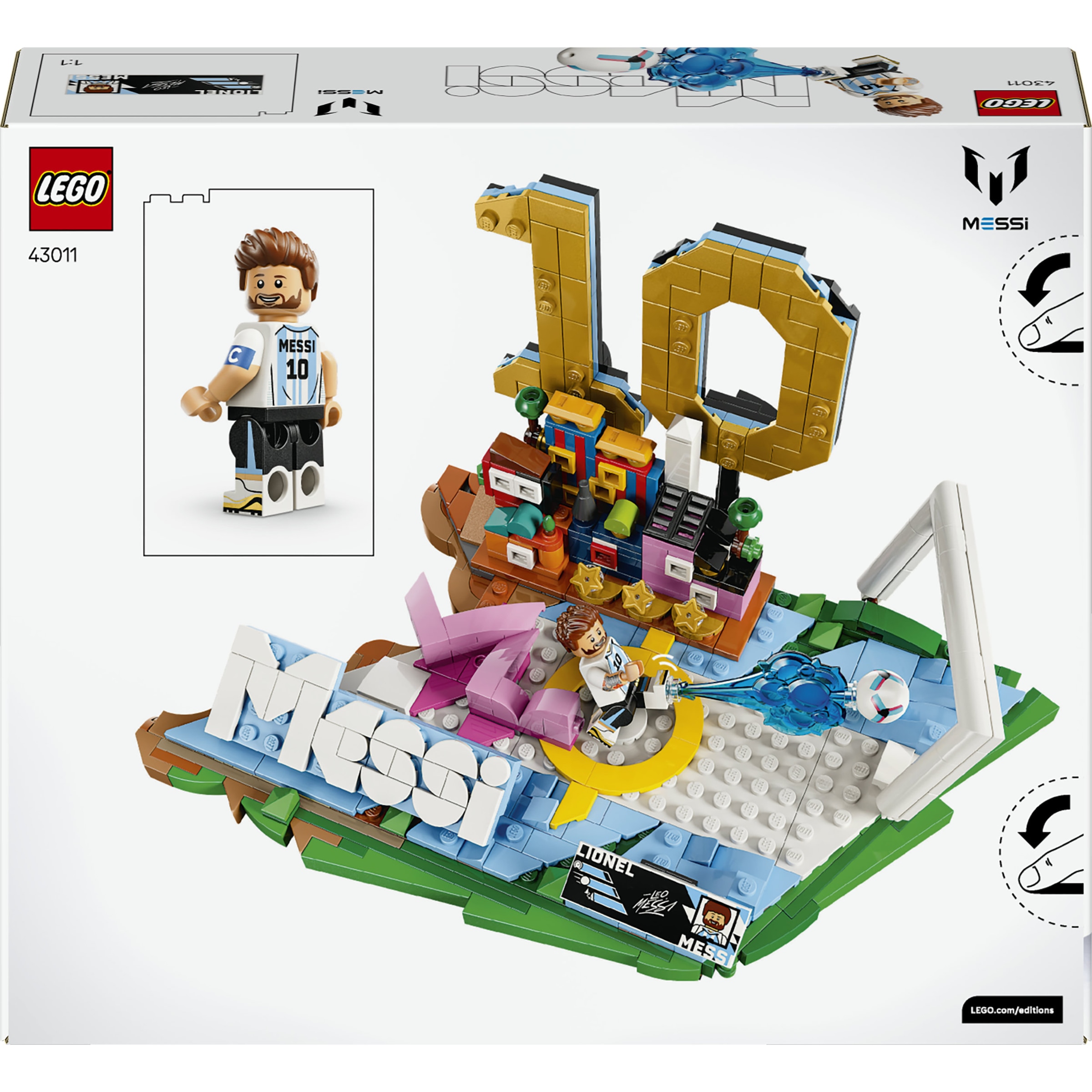 LEGO® Pions de construction »Lionel Messi – Fussball-Highlights (43011), LEGO Editions Football«