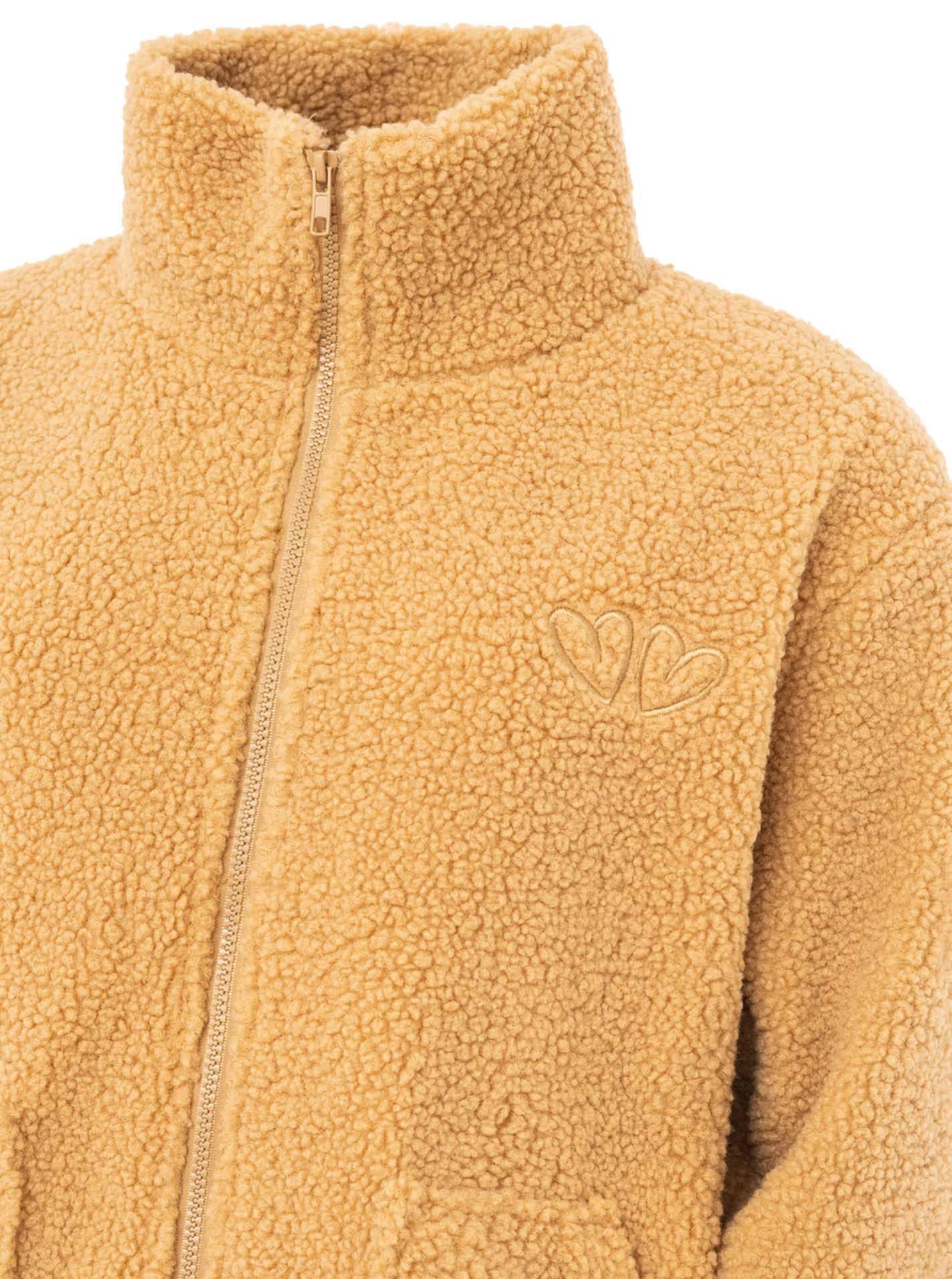 Zwillingsherz Sweatjacke »"Zip Jacke Stick"« Stehkragen, aufgesetzte Taschen, Herzen hinten und vorne