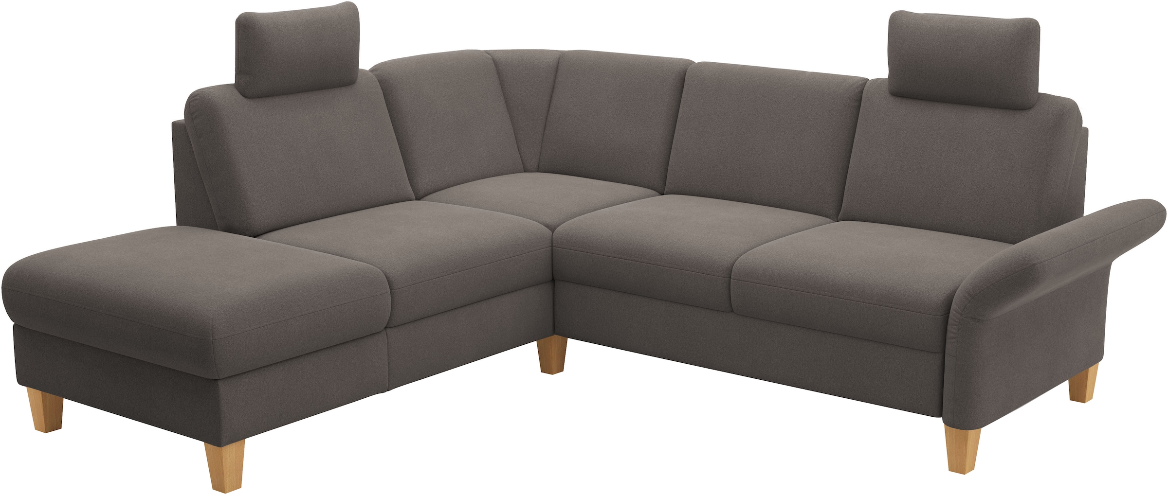 Home affaire Ecksofa »Rochelle, L-Form«, wahlweise mit Armteilverstellung, Bettfunktion und Bettkasten