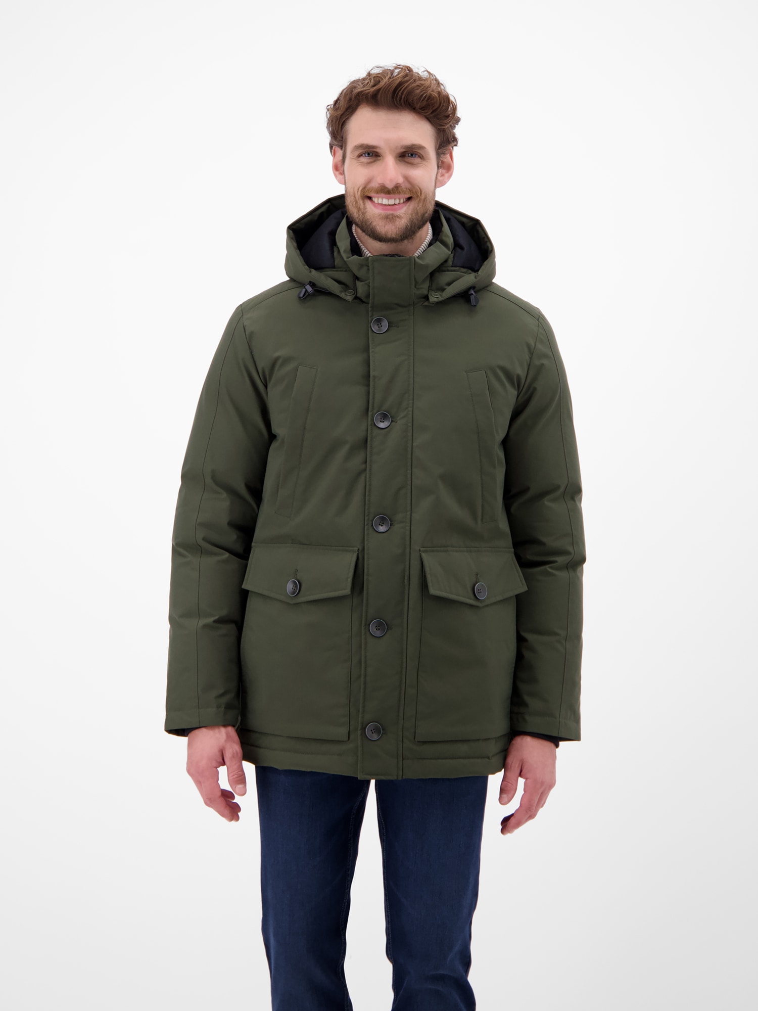 LERROS Manteau d'hiver »Herren Wintermantel mit Kapuze«