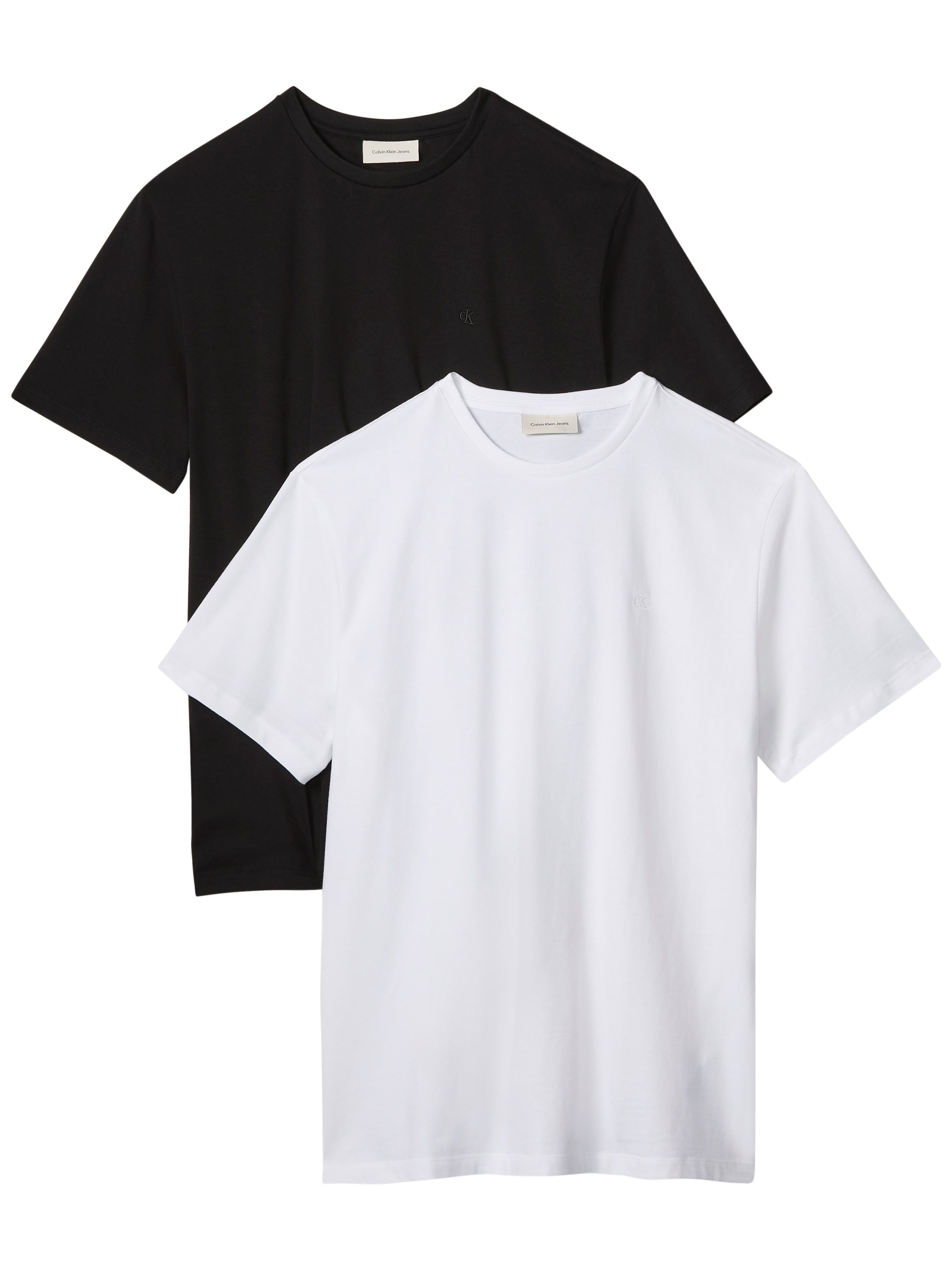 Image of Calvin Klein T-Shirt "SS CLASSIC MONOGRAM TEE 2PK" 2 Stk. Mit Rundhalsausschnitt, regular fit
