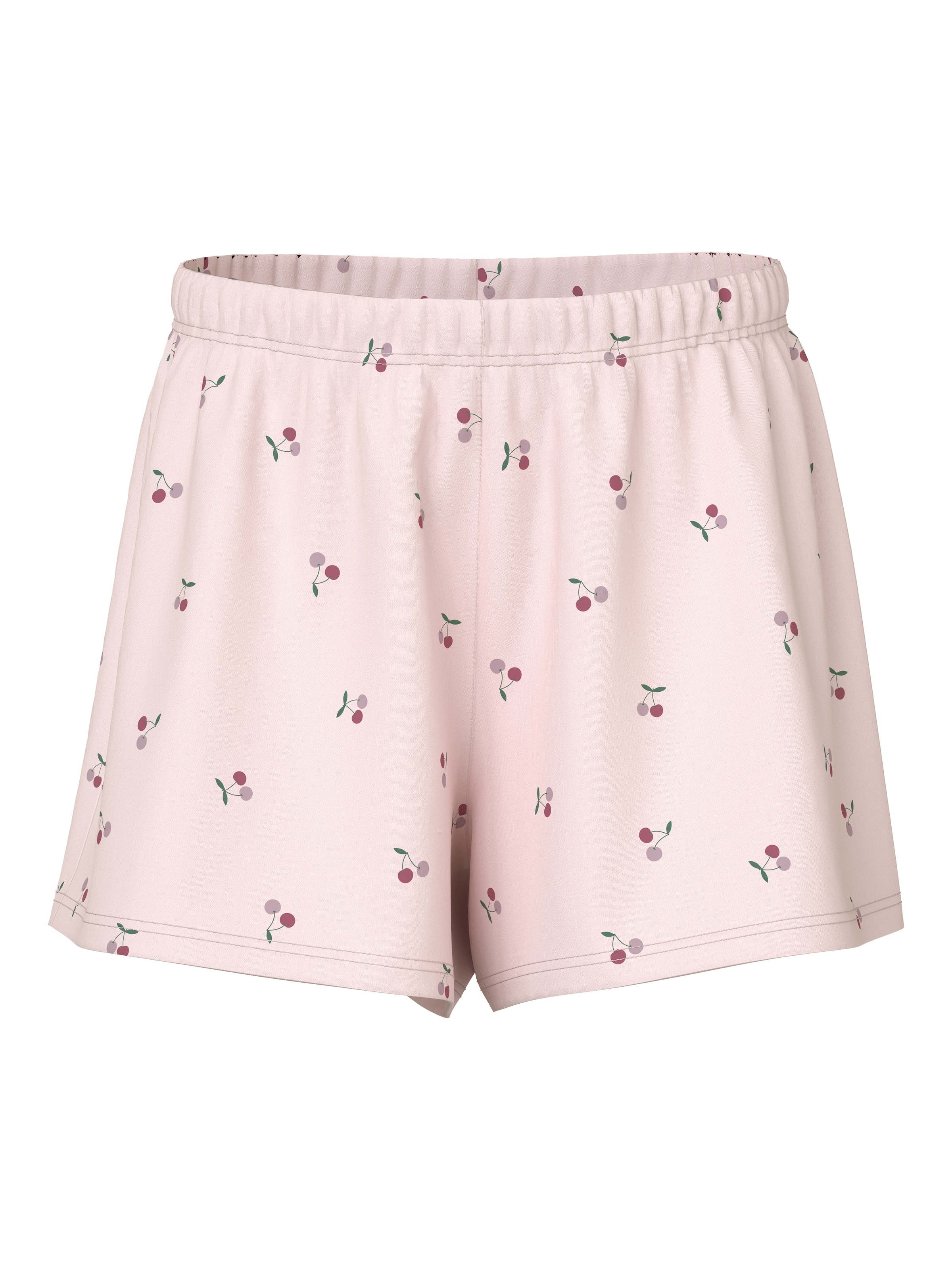 Name It Pyjama »NKFNIGHTSET BOXY CHERRY NOOS« Set,  Baumwollmischung, Allover Druck