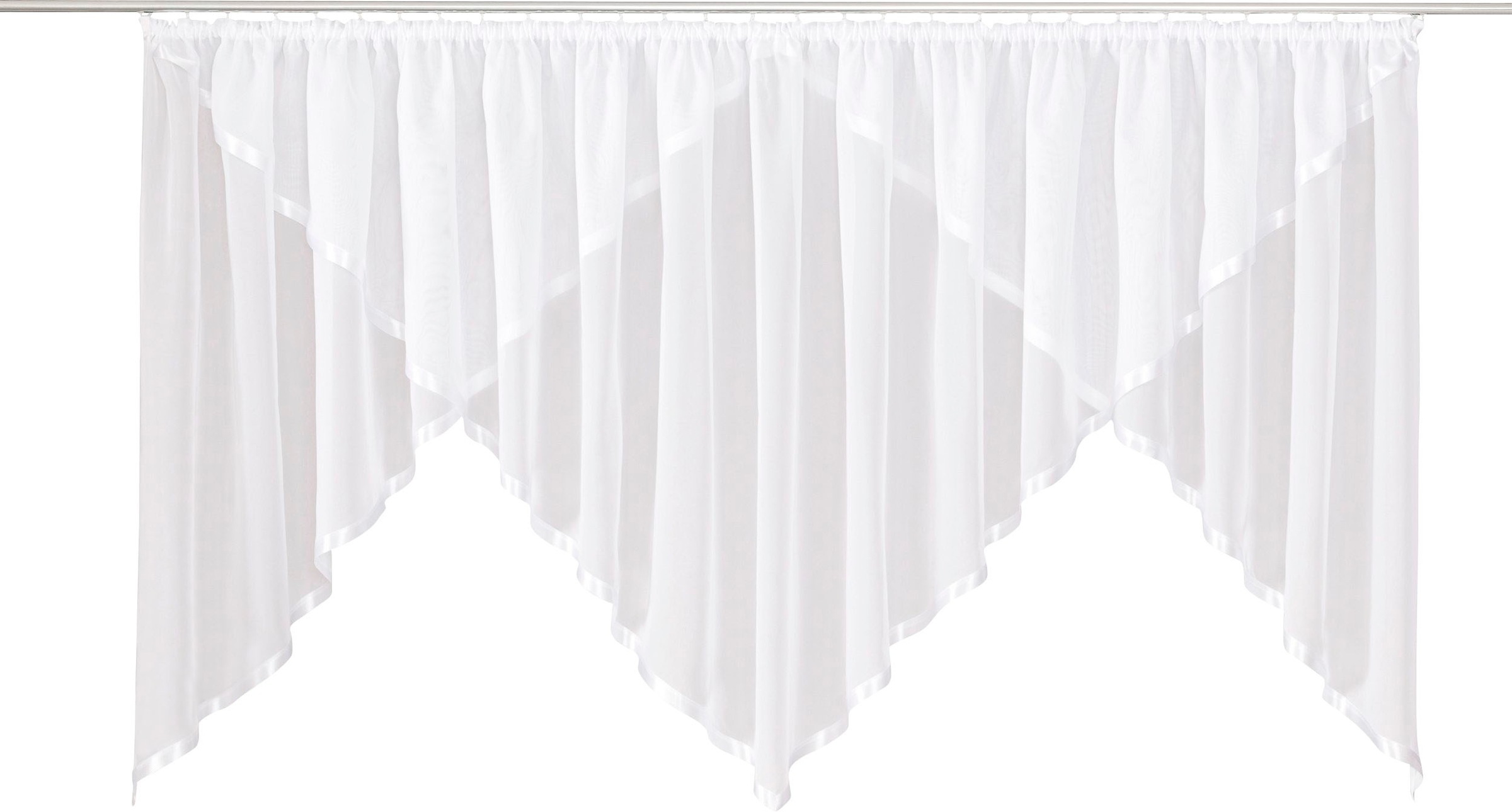 Image of my home Kuvertstore »Volano«, (1 St.), Gardine, Fertiggardine, transparent bei Ackermann Versand Schweiz