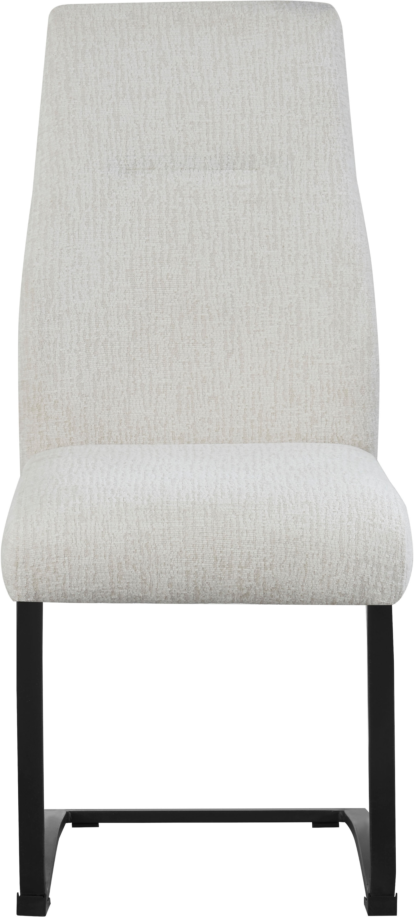 Home affaire Esszimmerstuhl »VERNON, 2er Set, mit Metallgestell in matt schwarz« (Set) 2 Stk.in verschiedenen Farben, Belsatbarkeit pro Stuhl 120 kg