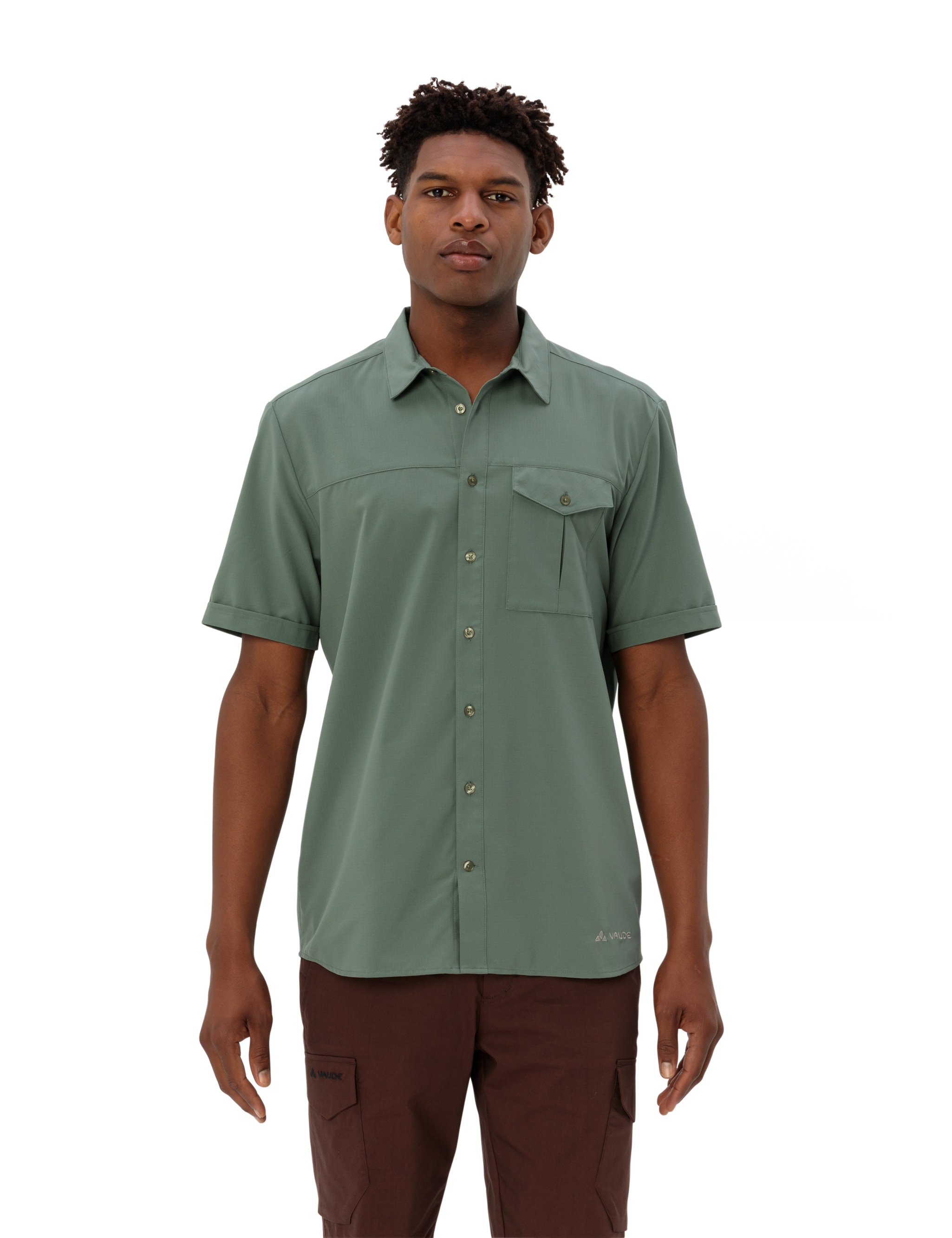 Image of VAUDE Funktionshemd "MENS ROSEMOOR SHIRT II" mit kurzer Ärmellänge, atmungsaktives und schnelltrocknendes Material