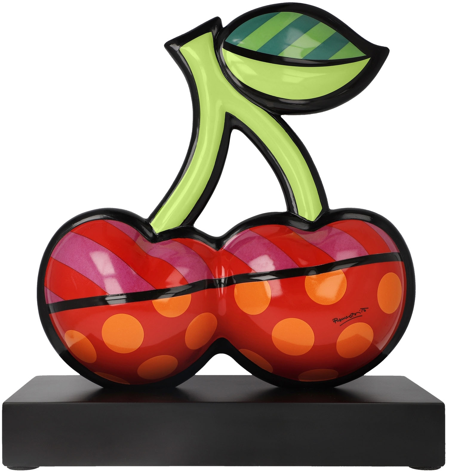Image of Goebel Sammelfigur "Figur Romero Britto - Cherries"