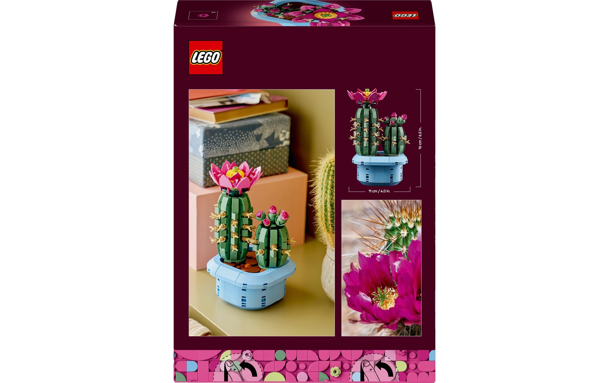 LEGO® Konstruktionsspielsteine »Botanicals Blühender Kaktus 11509«