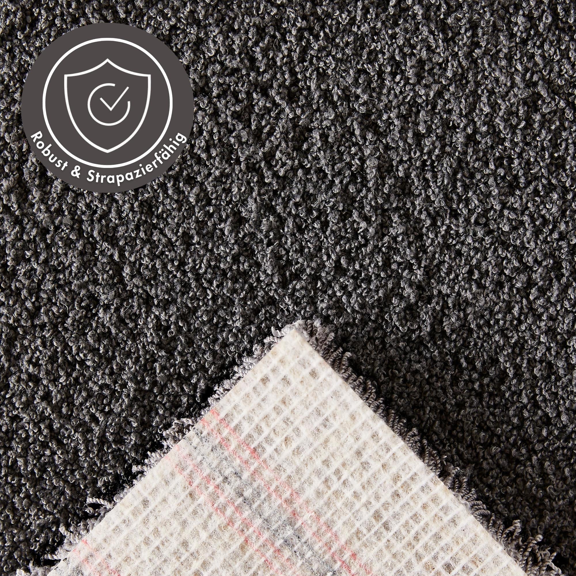 Andiamo Teppichboden »Softness, Velours, Made in Belgium«, rechteckig, 17 mm Höhe, Uni Farben, Breite 400 cm, besonders weich, Wohnzimmer, Schlafzimmer
