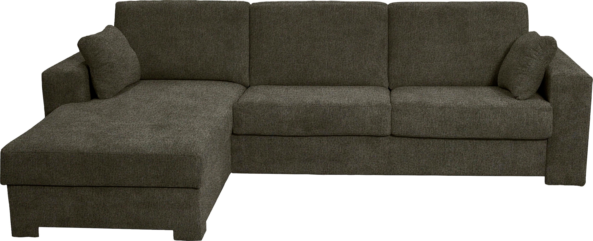 Home affaire Ecksofa »Roma "M" Matratzenhöhe 14 cm, Dauerschlaffunktion, mit Unterfederung,«, Liegemasse ca 143x198 cm, L-Form