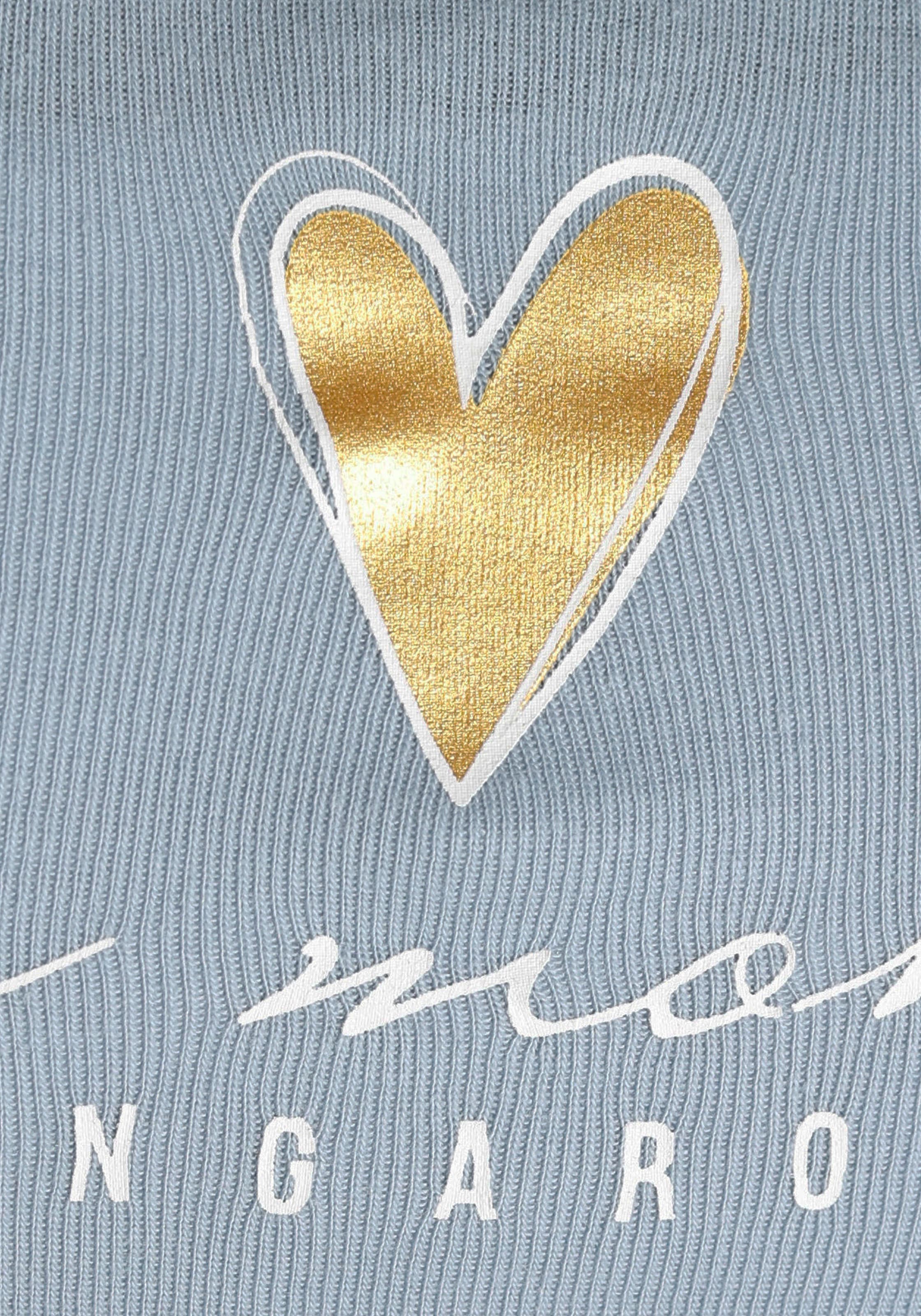 KangaROOS Longsleeve, mit süssen Herz-Logodruck