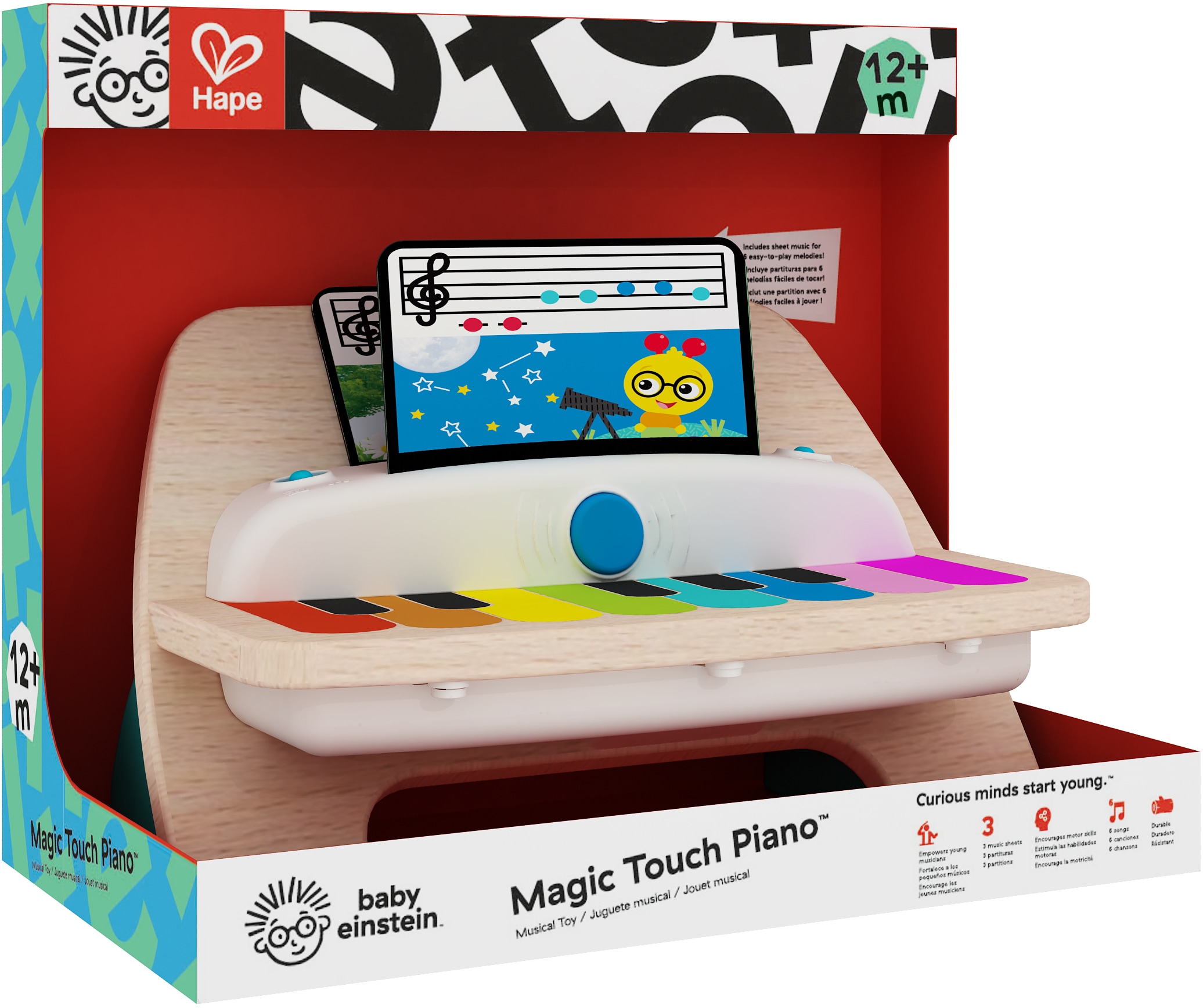 Baby Einstein Spielzeug-Musikinstrument »Touch-Klavier«, mit interaktiver Elektronik-Tastatur