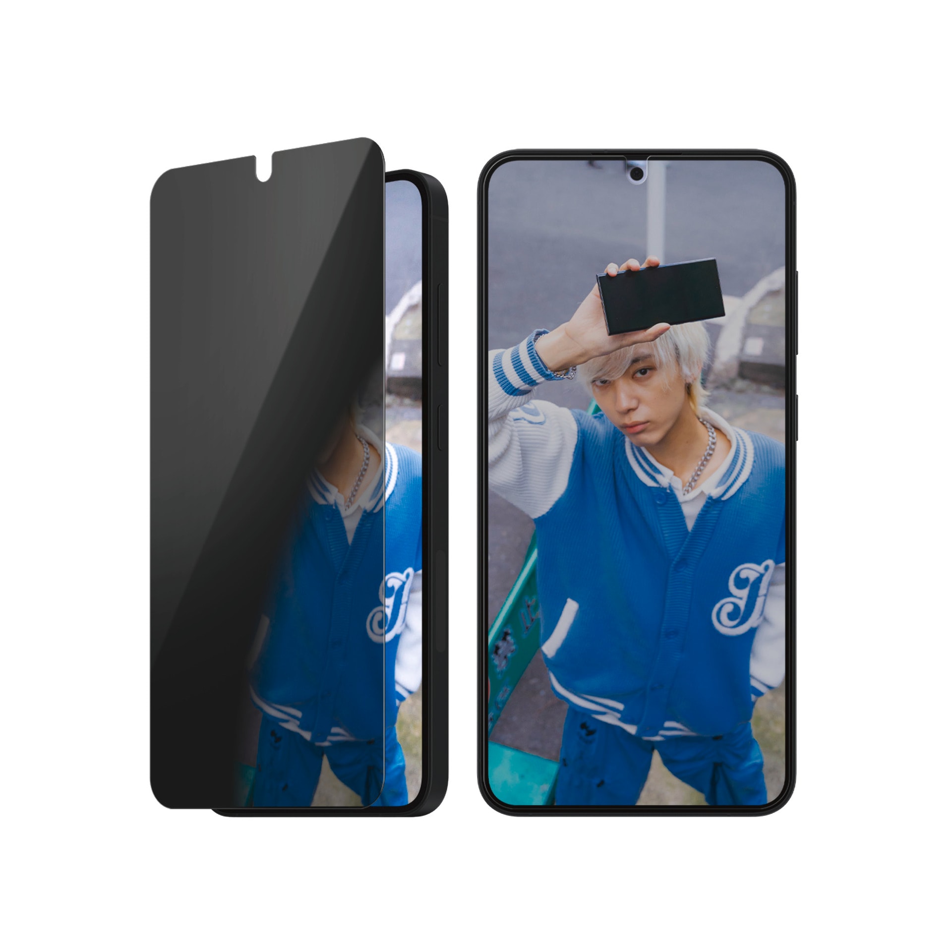 PanzerGlass Displayschutzglas »Ultra-Wide Fit Privacy Screen Protection«, für Samsung Galaxy S25+, Blickschutz, Schutzfolie, Bildschirmschutz, kratz- & stossfest