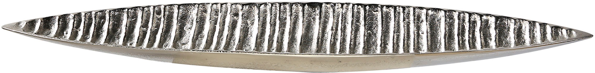 Image of Casablanca by Gilde Dekoschale »Schale Aura, antik silberfarben«, (1 St.), aus Metall, Schiffchen-Form, flach, in 2 Grössen erhältlich, dekorativ im Esszimmer & Wohnzimmer bei Ackermann Versand Schweiz