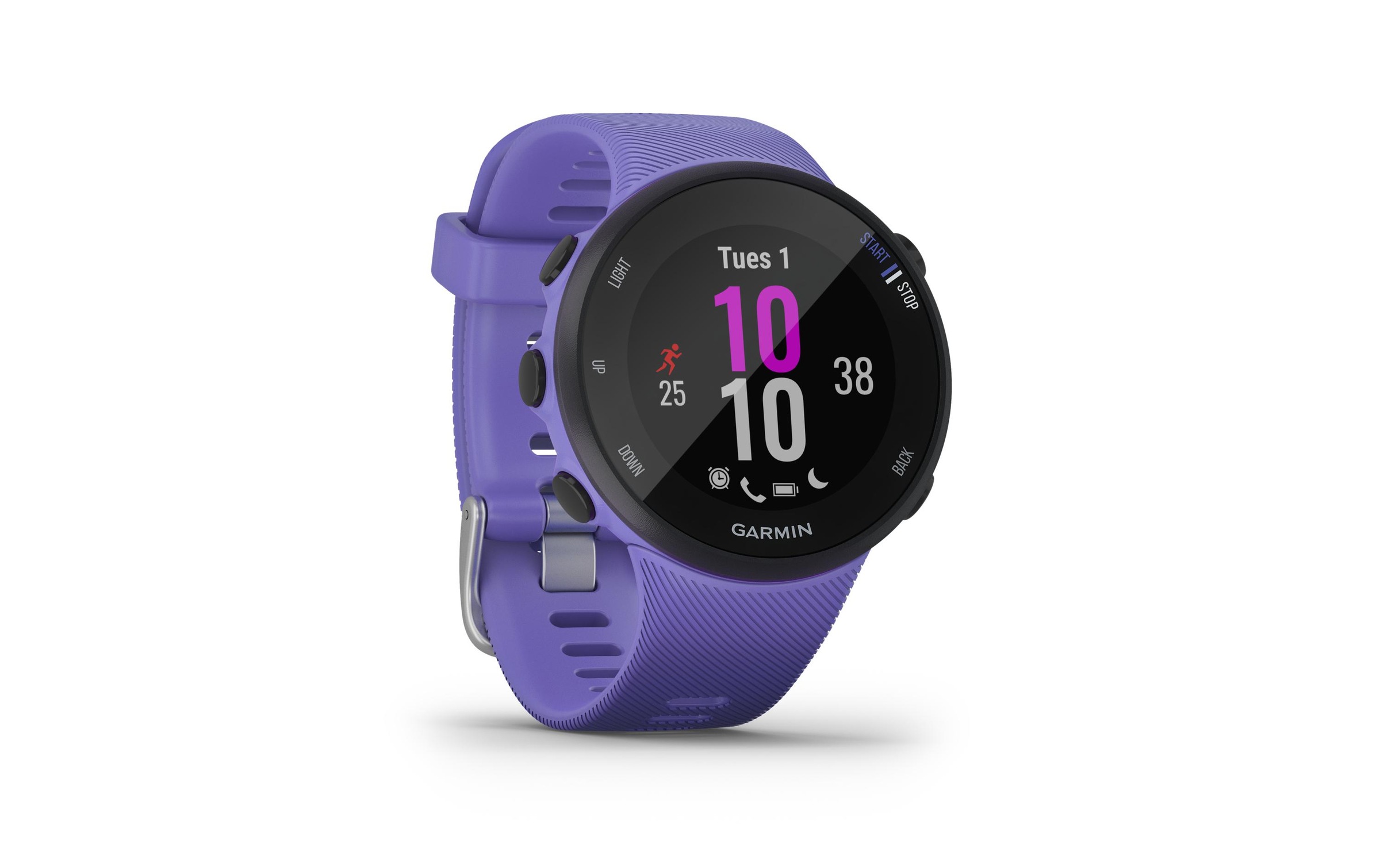 Garmin Fitnessuhr »GPS-Sportuhr Forerunner 45S Violett«,)