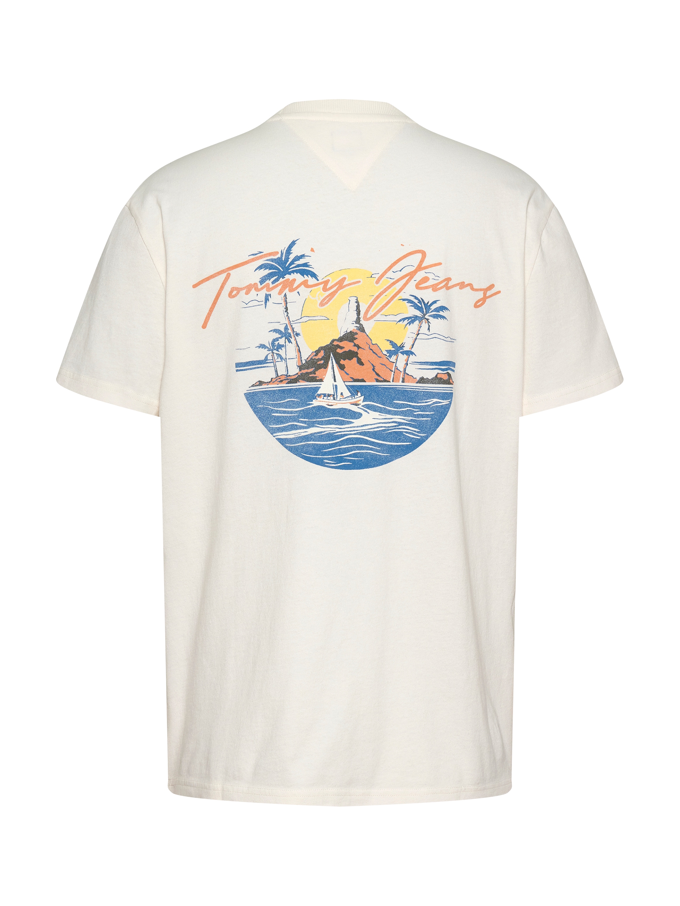 Tommy Jeans T-Shirt »TJM REG SIG SAILING SS TEE EXT«, mit grossem Rückendruck