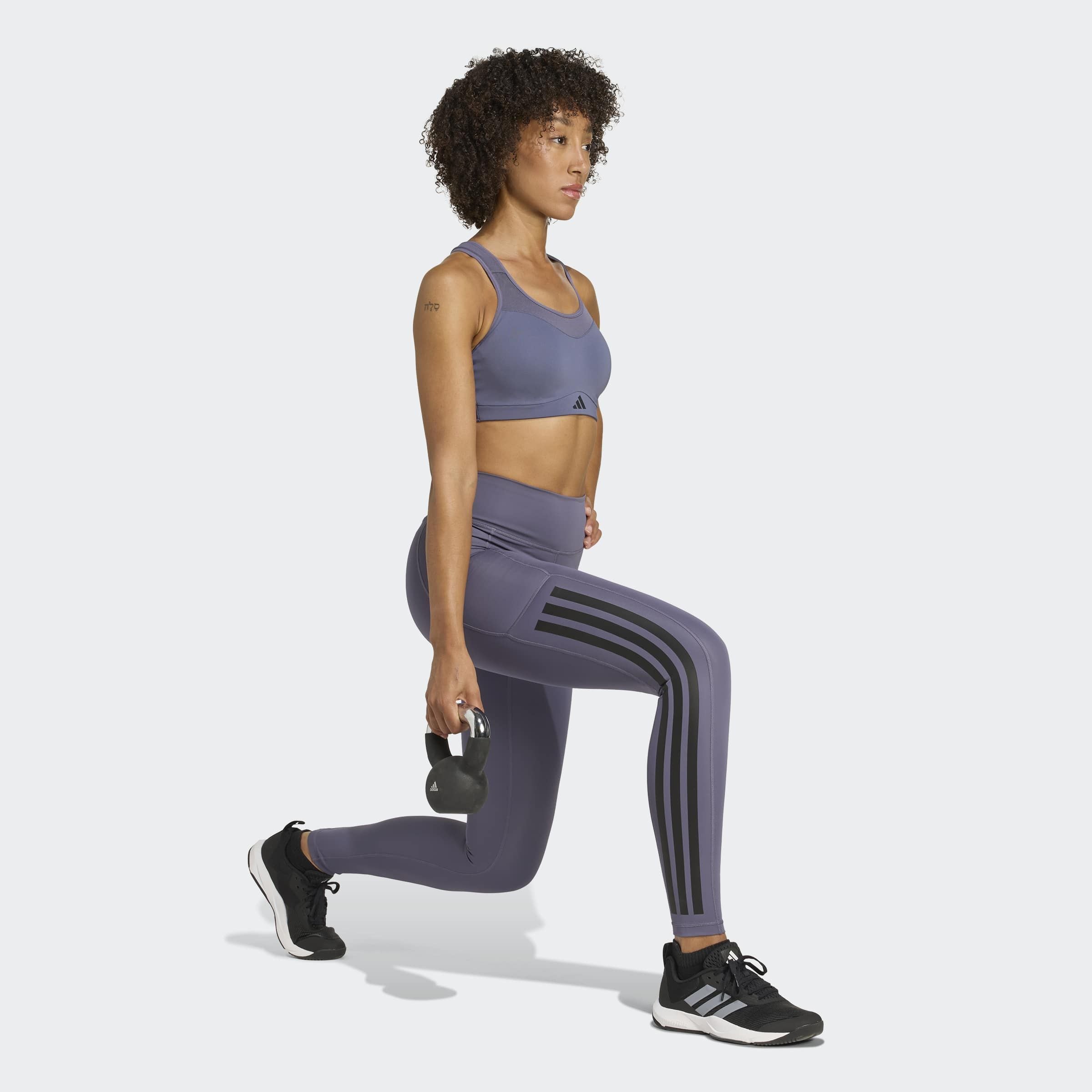 adidas Performance Caleçon d'entraînement »OPTIME 3-STREIFEN FULL LENGTH LEGGINGS«