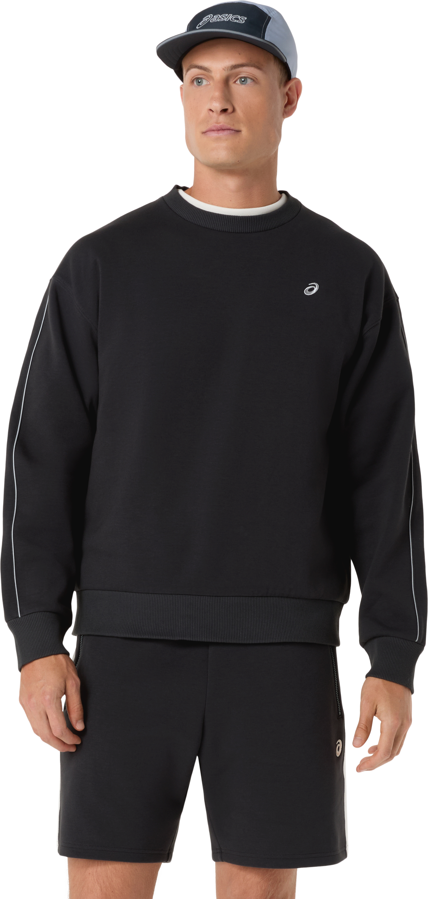 Image of Asics Sweatshirt "ASICS TRACK CLUB HERITAGE CREW-NECK TOP"