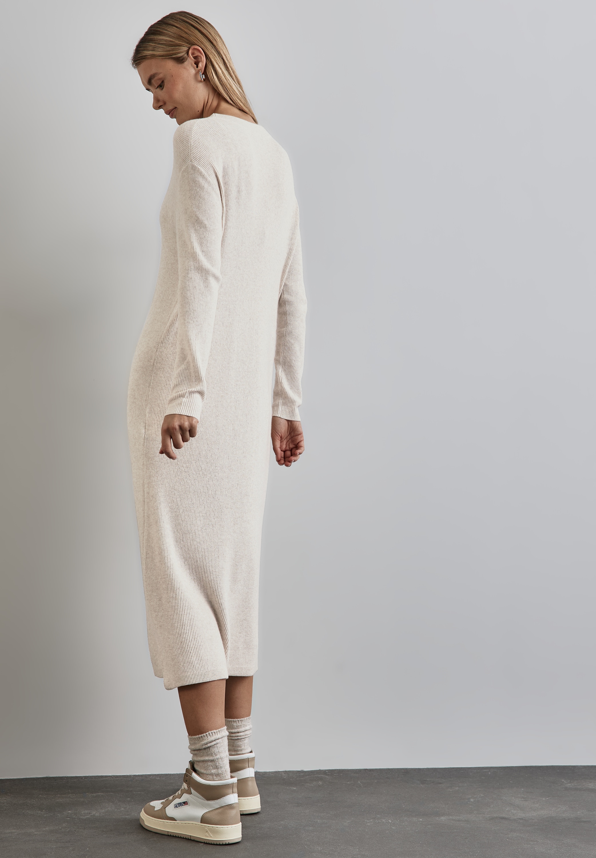 STREET ONE Maxikleid Ohne Taschen in Strick-Qualität