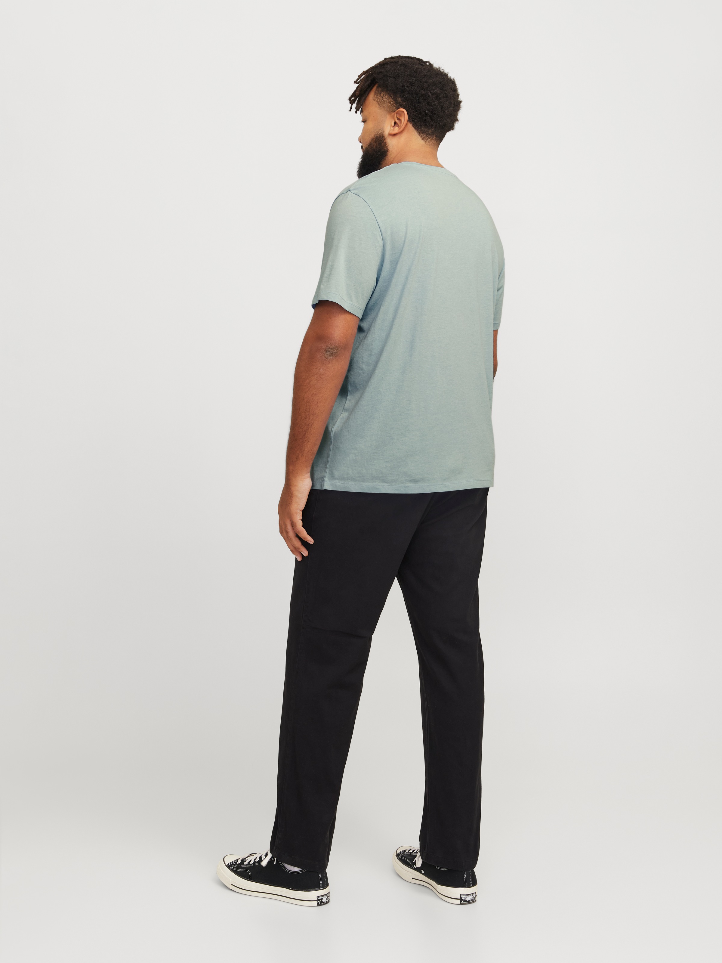 Jack & Jones PlusSize T-Shirt »JJELOGO TEE SS O-NECK 2 COL AW24 S PLS«, mit Frontprint