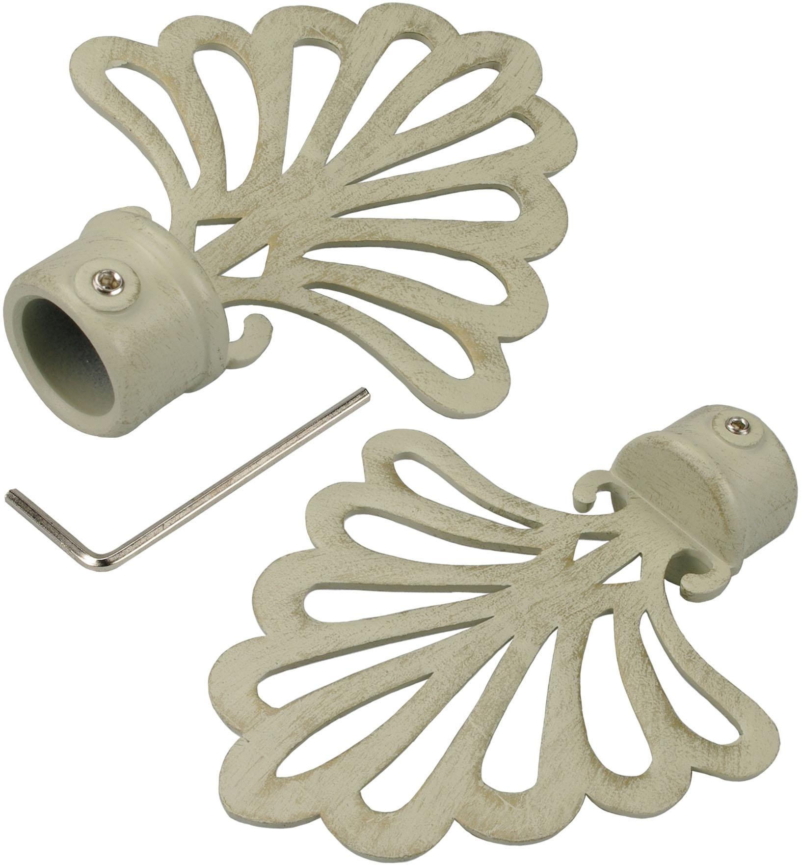 Image of Liedeco Gardinenstangen-Endstück "Fächer" für Gardinenstangen Ø 16 mm