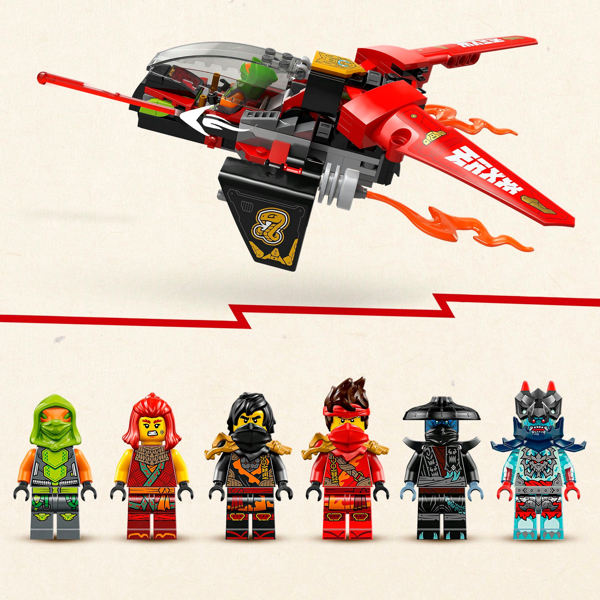LEGO® Pions de construction »Ninja-Actionflitzer (71844), LEGO Ninjago« Made in Europe