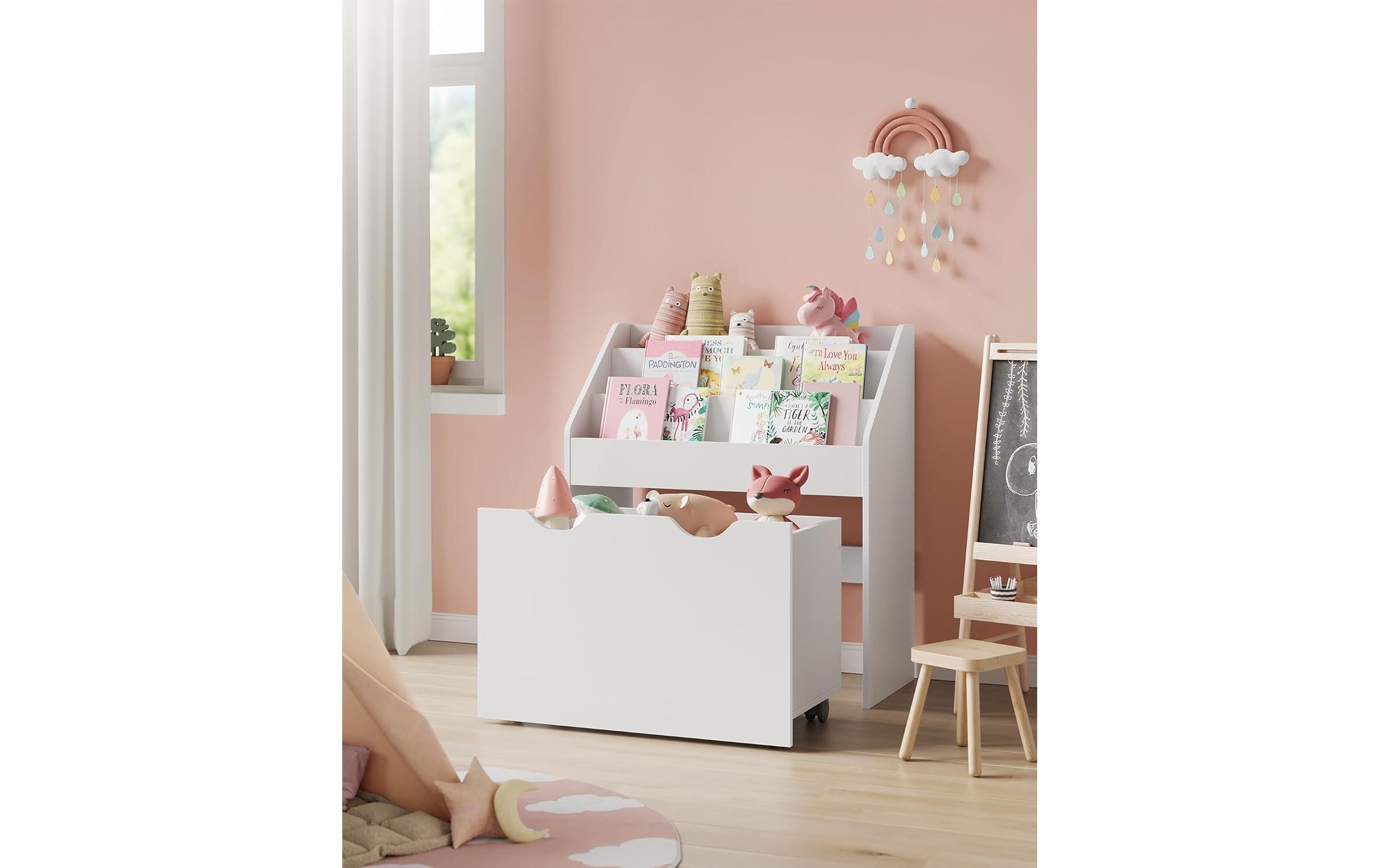 SONGMICS Bücherregal »mit Schublade«