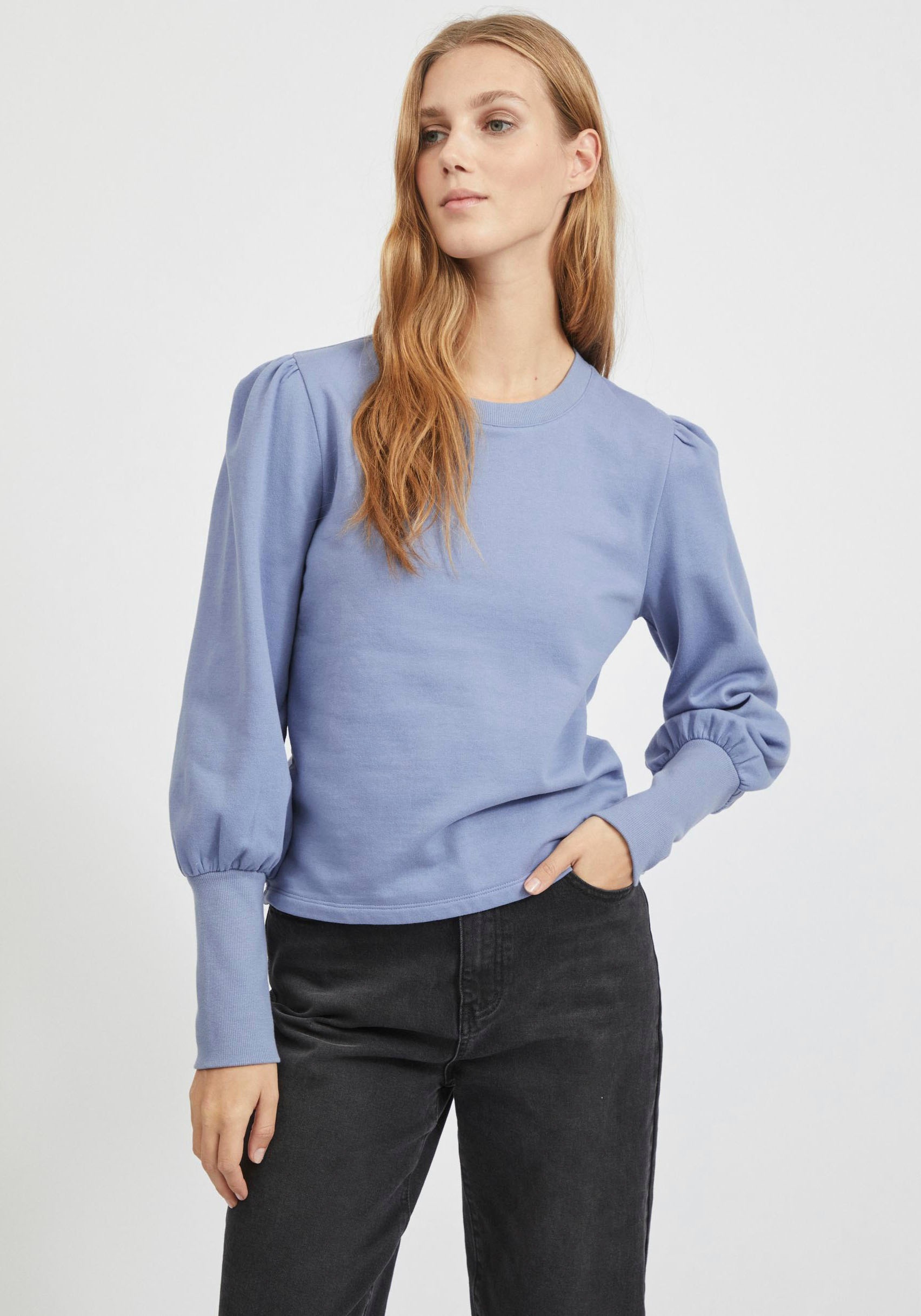 Image of Vila Sweatshirt »VIRIFFA SWEAT«, Hohe Ärmelbündchen bei Ackermann Versand Schweiz