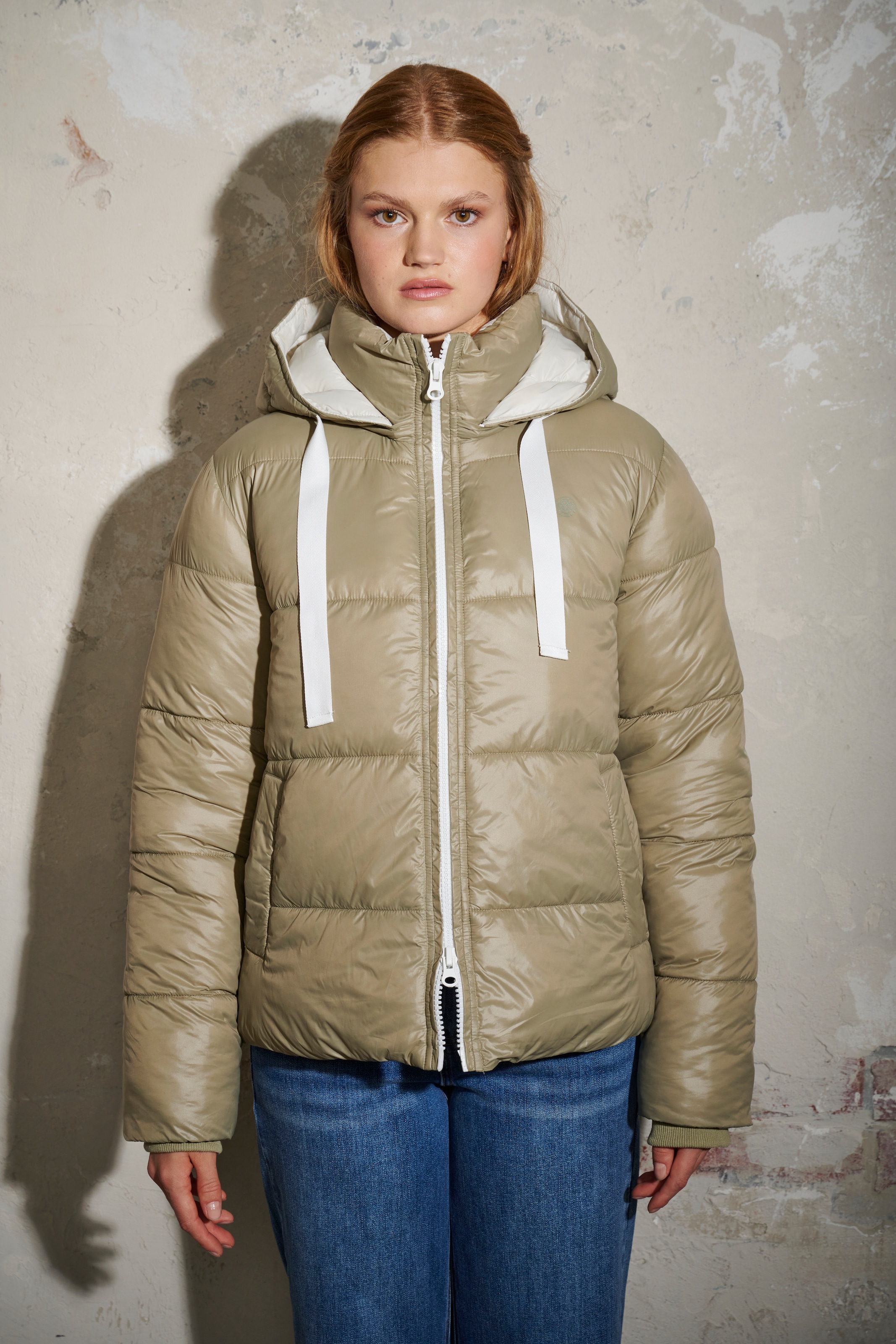 Image of HaILY’S Steppjacke "LS PA JK Ma44ilin" mit Kapuze seitliche Reissverschlüsse