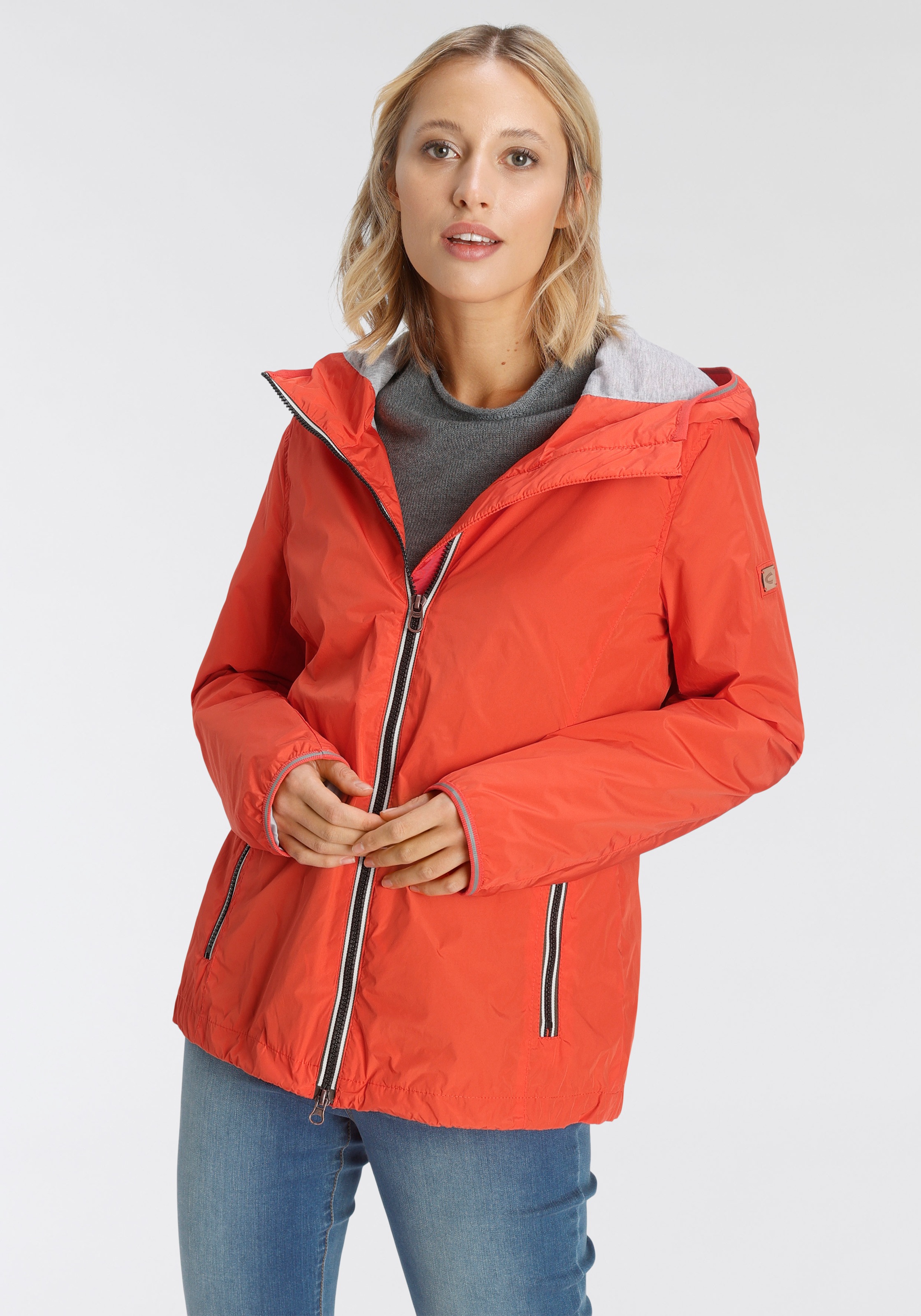 Image of camel active Regenjacke, winddicht und wasserabweisend, mit reflektierenden Details bei Ackermann Versand Schweiz