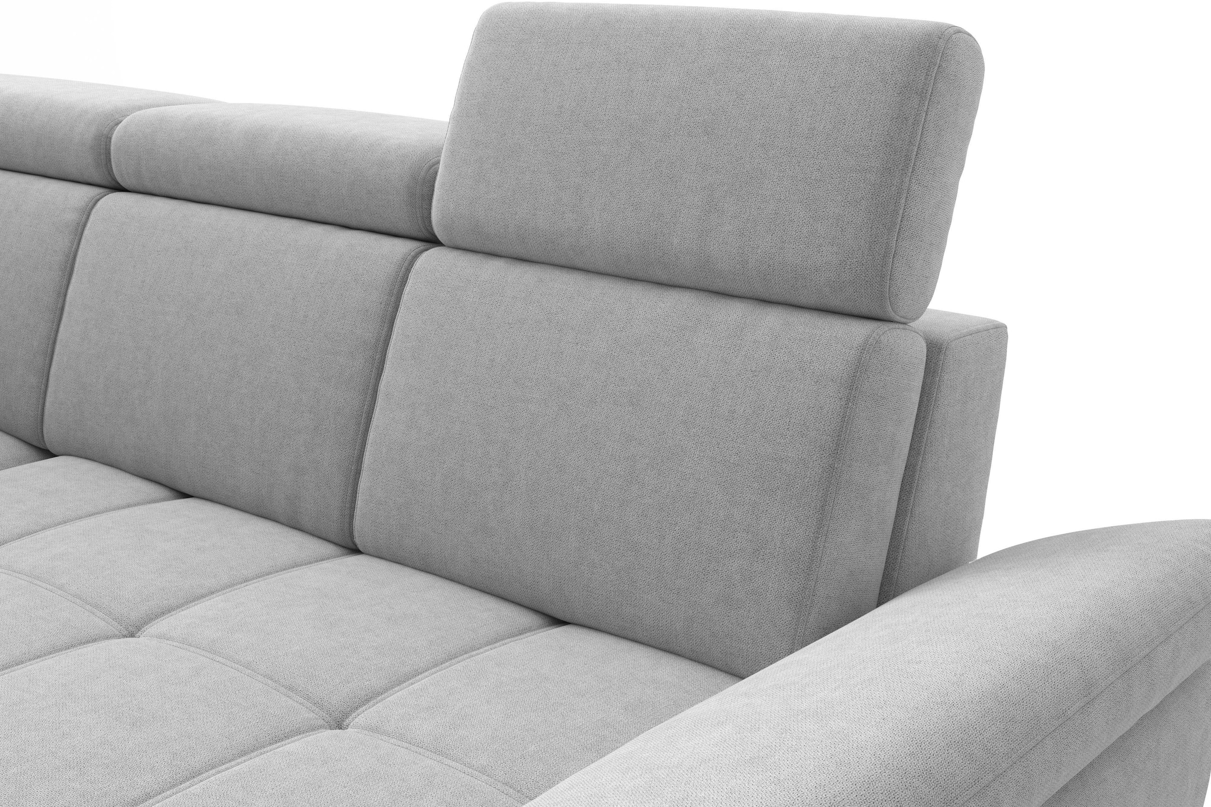 sit&more Canapé d'angle »Vanity« Inkl.Sitz-,Kopf-und Armteilverstellung