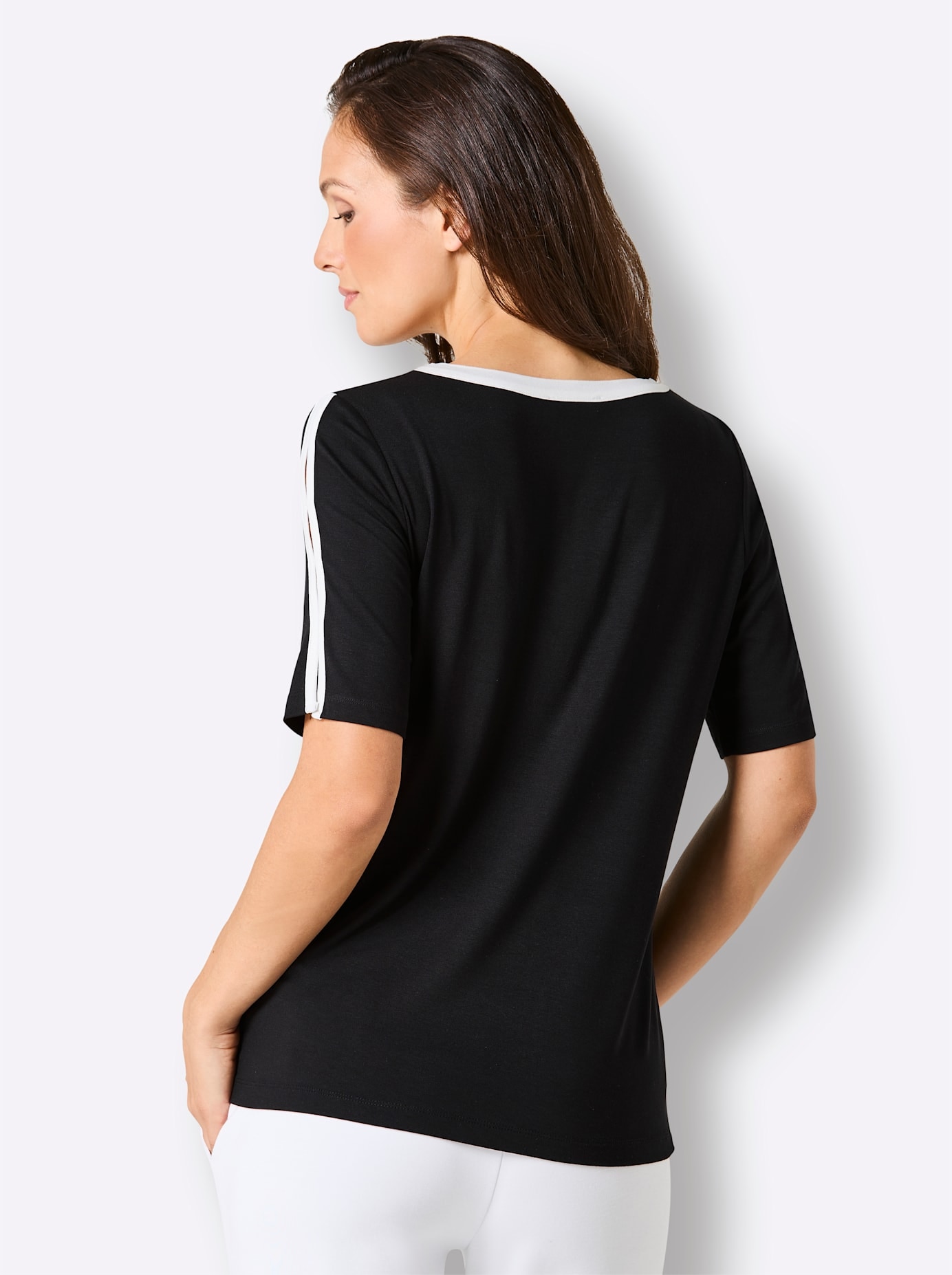 CREATION L PREMIUM T-shirt à manches courtes »Modal-Shirt« 1 pièces