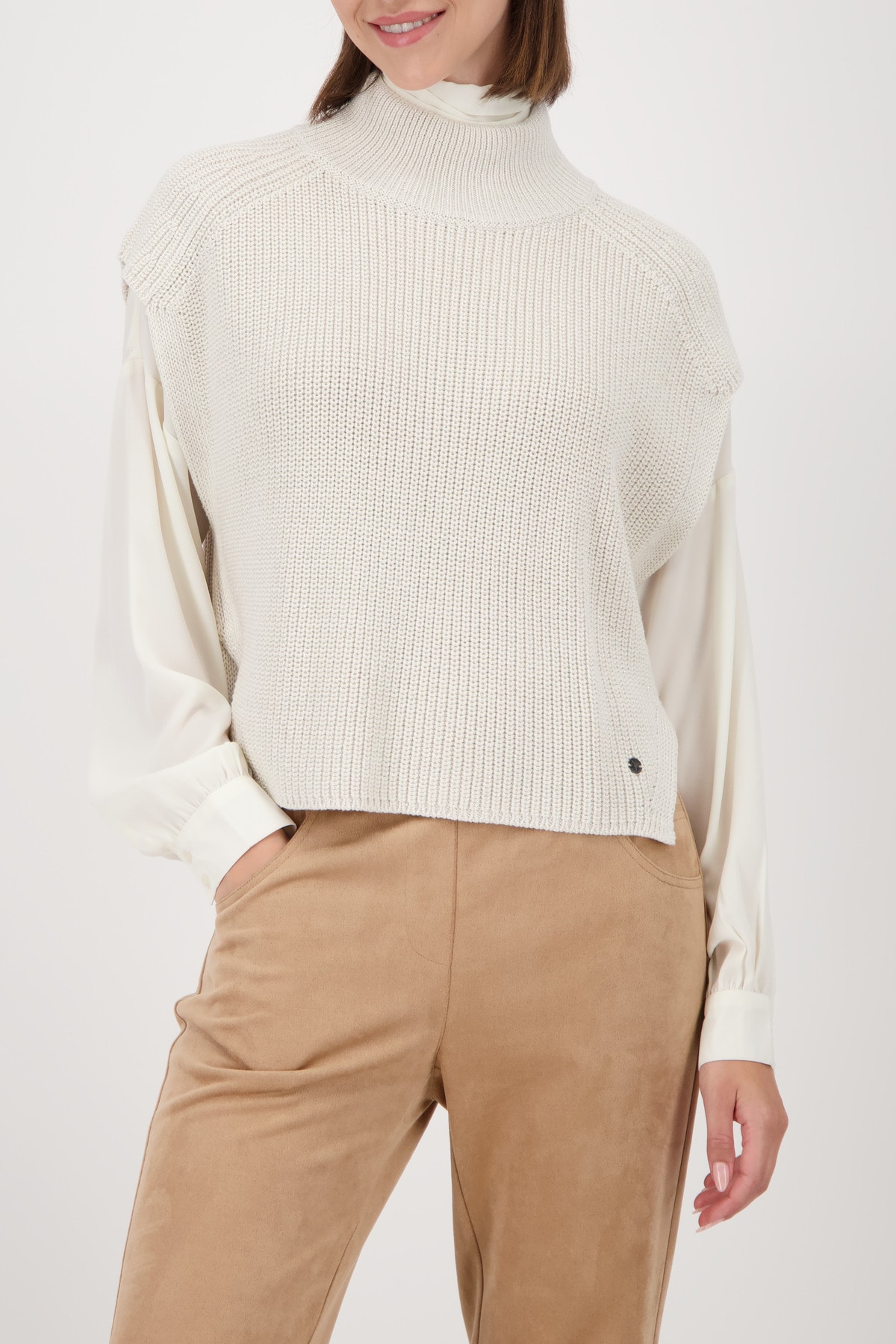 Image of Monari Pullunder Regular fit mit Stehkragen