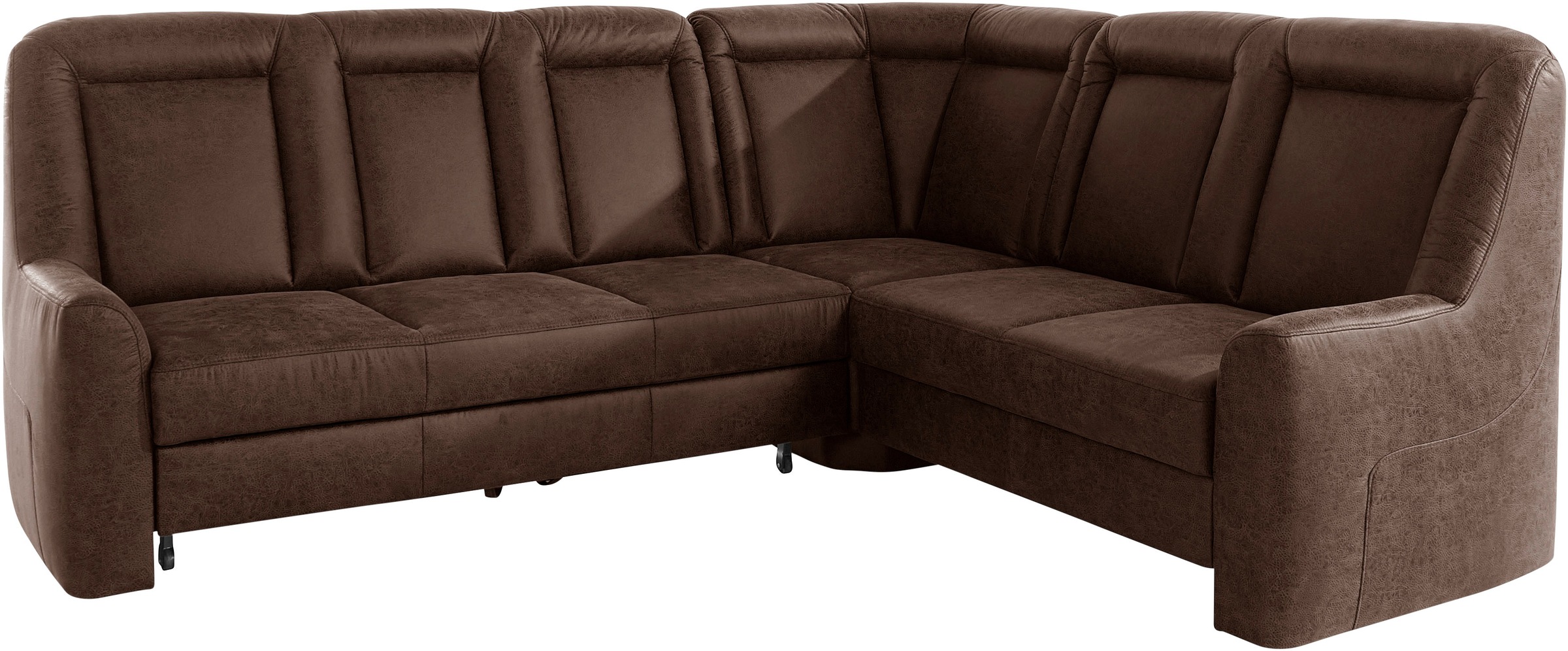 sit&more Ecksofa »Melissa L-Form«, klassisches Polsterprogramm, wahlweise Bettfunktion und Schubkasten