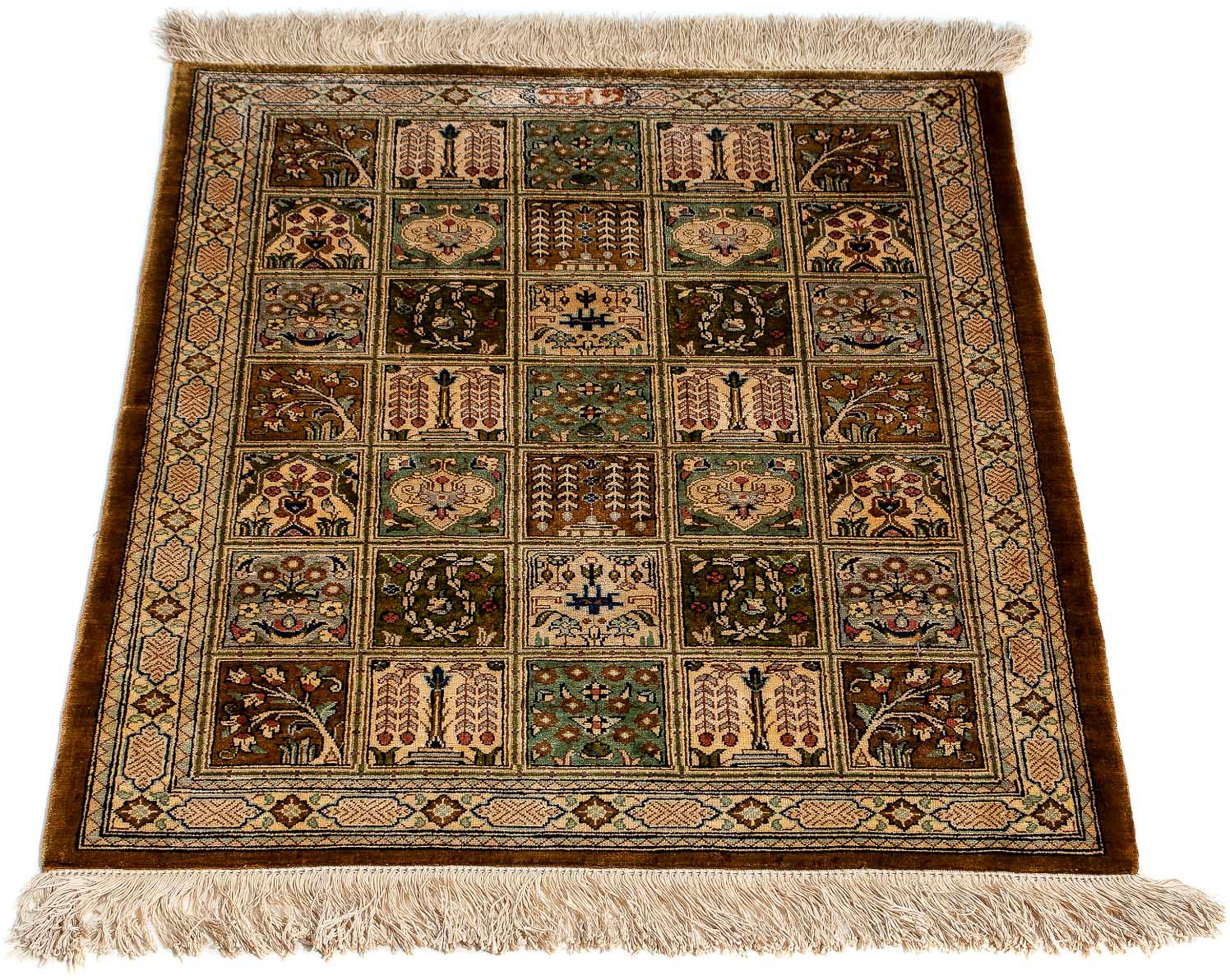 Image of morgenland Orientteppich »Perser - Ghom - 73 x 56 cm - mehrfarbig«, rechteckig, 10 mm Höhe, Wohnzimmer, Handgeknüpft, Einzelstück mit Zertifikat bei Ackermann Versand Schweiz