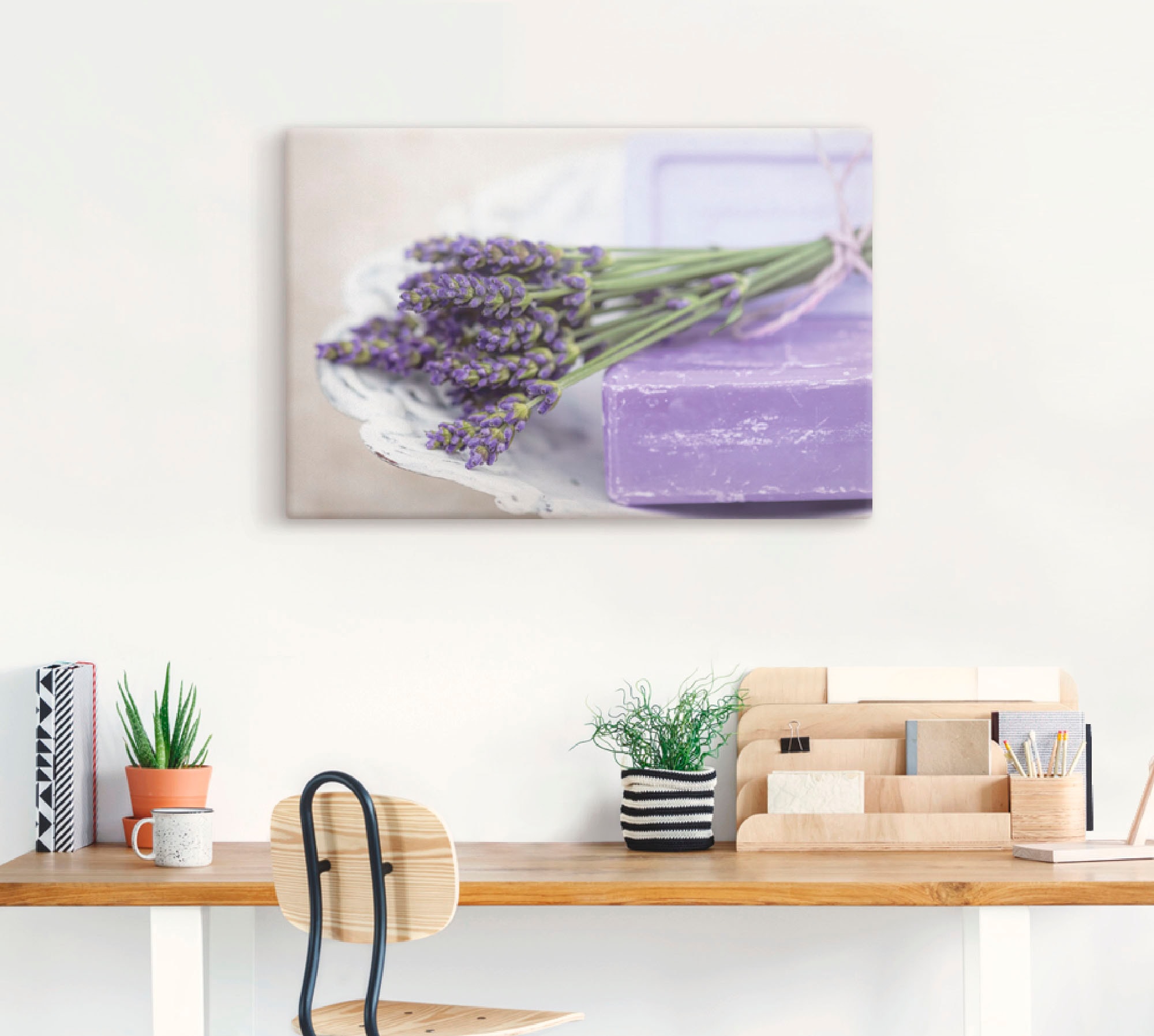Artland Wandbild »Französisches Stillleben mit Lavendel«, Arrangements, (1  St.), als Alubild, Leinwandbild, Wandaufkleber oder Poster in versch.  Grössen jetzt kaufen