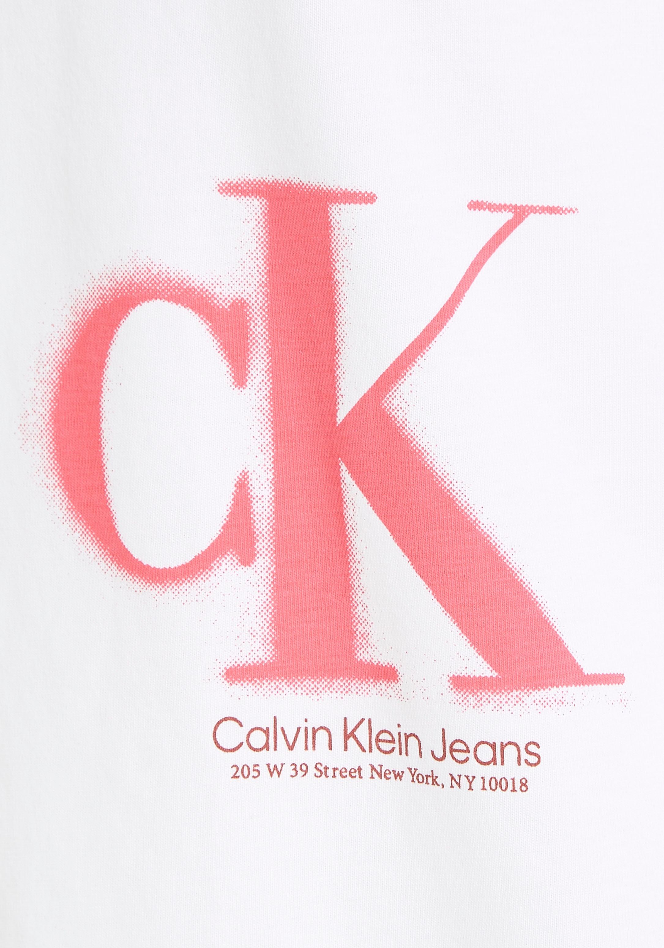 ♕ Calvin Klein Jeans mit versandkostenfrei Logodruck T-Shirt, bestellen im Spray-Design