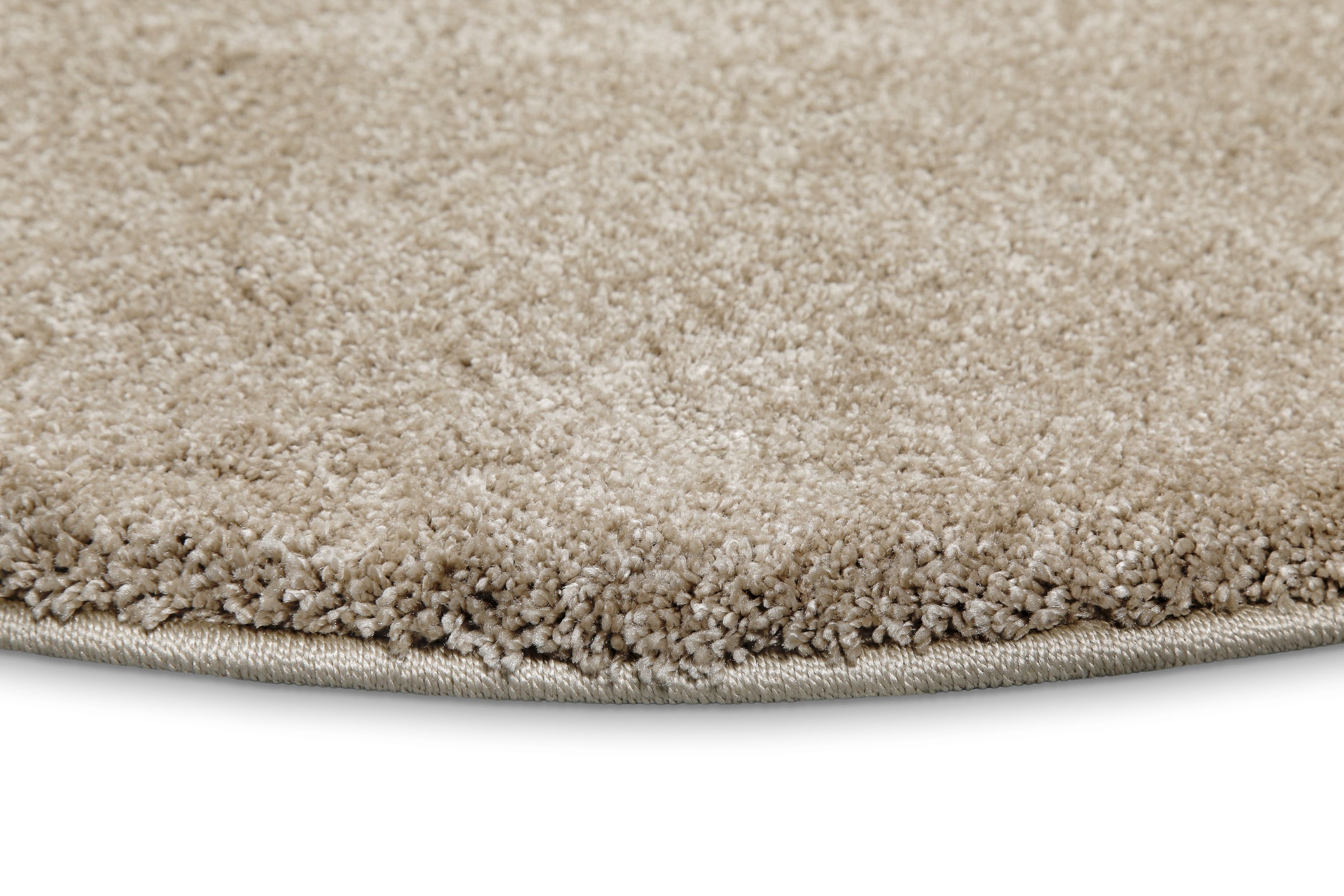 Wecon home Tapis »Wogh« Rond 25 mm Höhe Kurzflor, maschinell gewebt, robust, Wohn- & Schlafzimmer, einfarbig