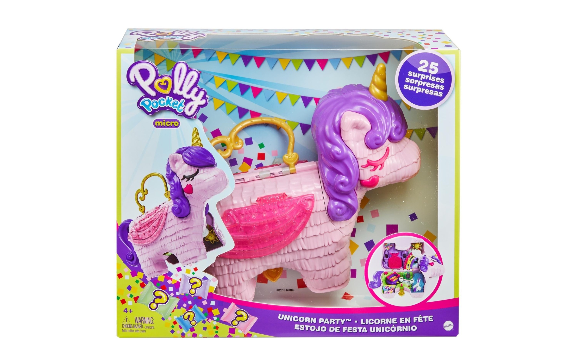 Polly Pocket Spielfigur »Pocket Einhorn-Party Spielset«