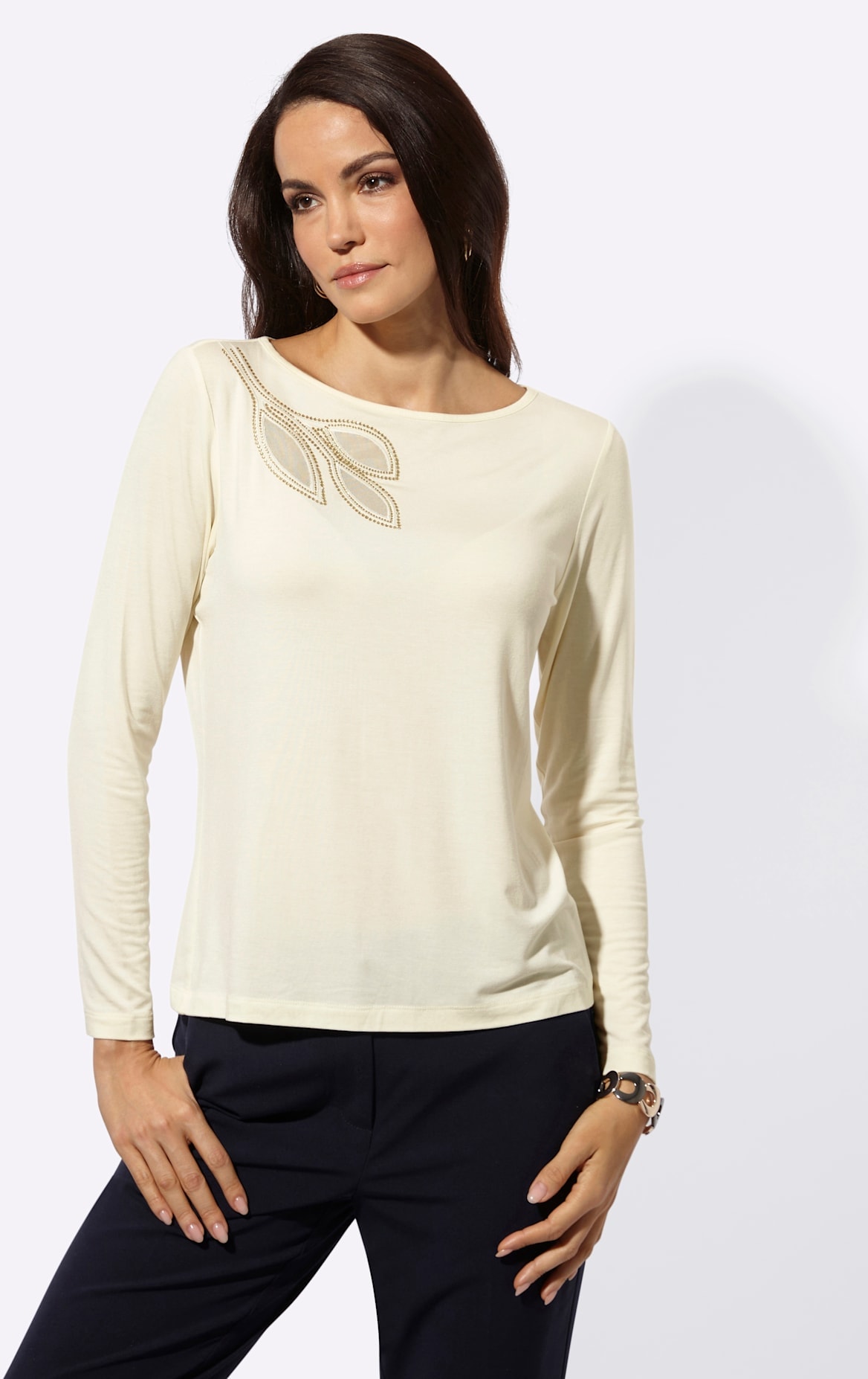 Image of Langarmshirt "Modal-Shirt" 1