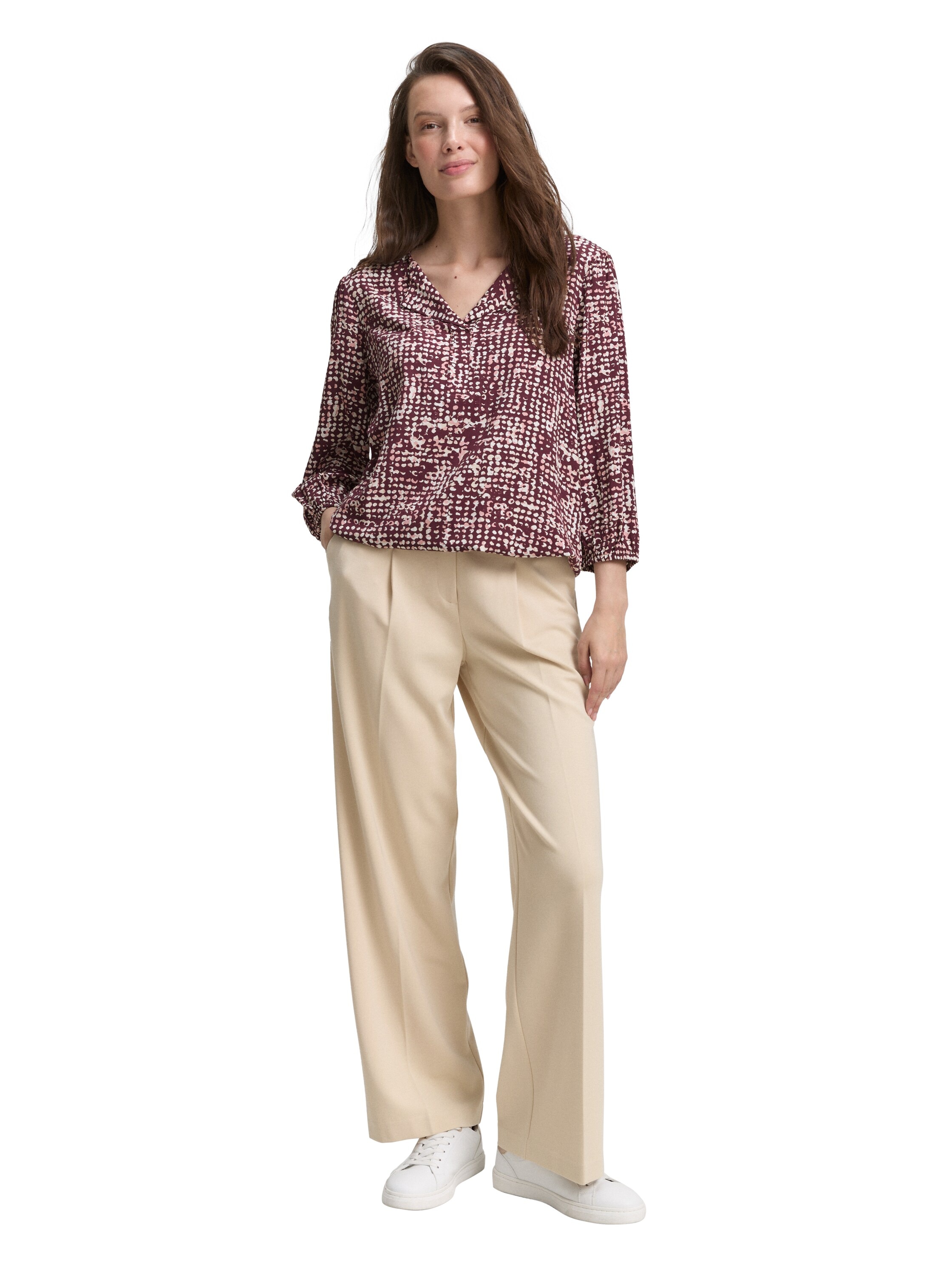 TOM TAILOR Shirtbluse, mit All-Over Print