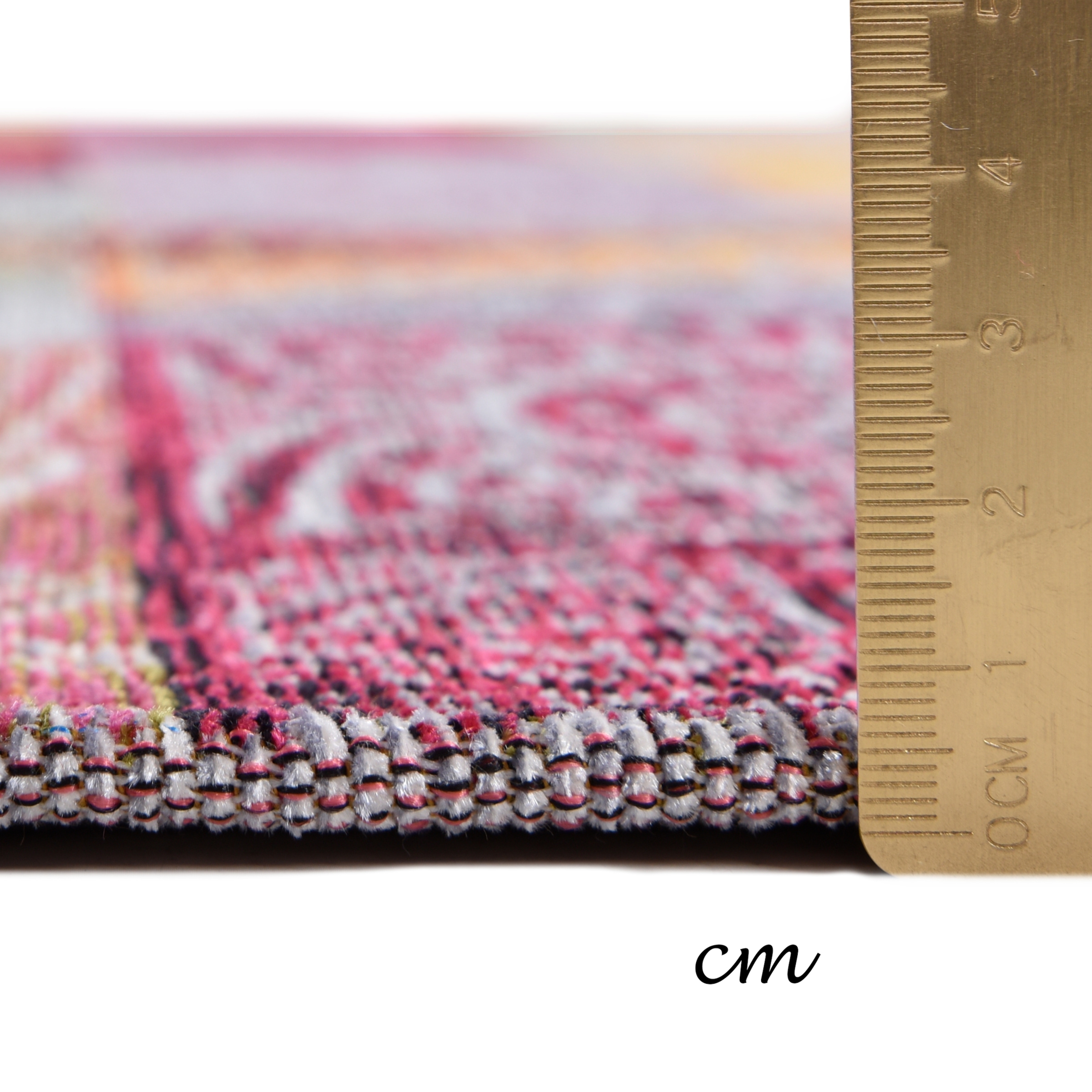 Gino Falcone Tapis »Cosima-112« Rectangulaire 3 mm Höhe tissu plat, avec fil chenille, design patchwork moderne, ornements